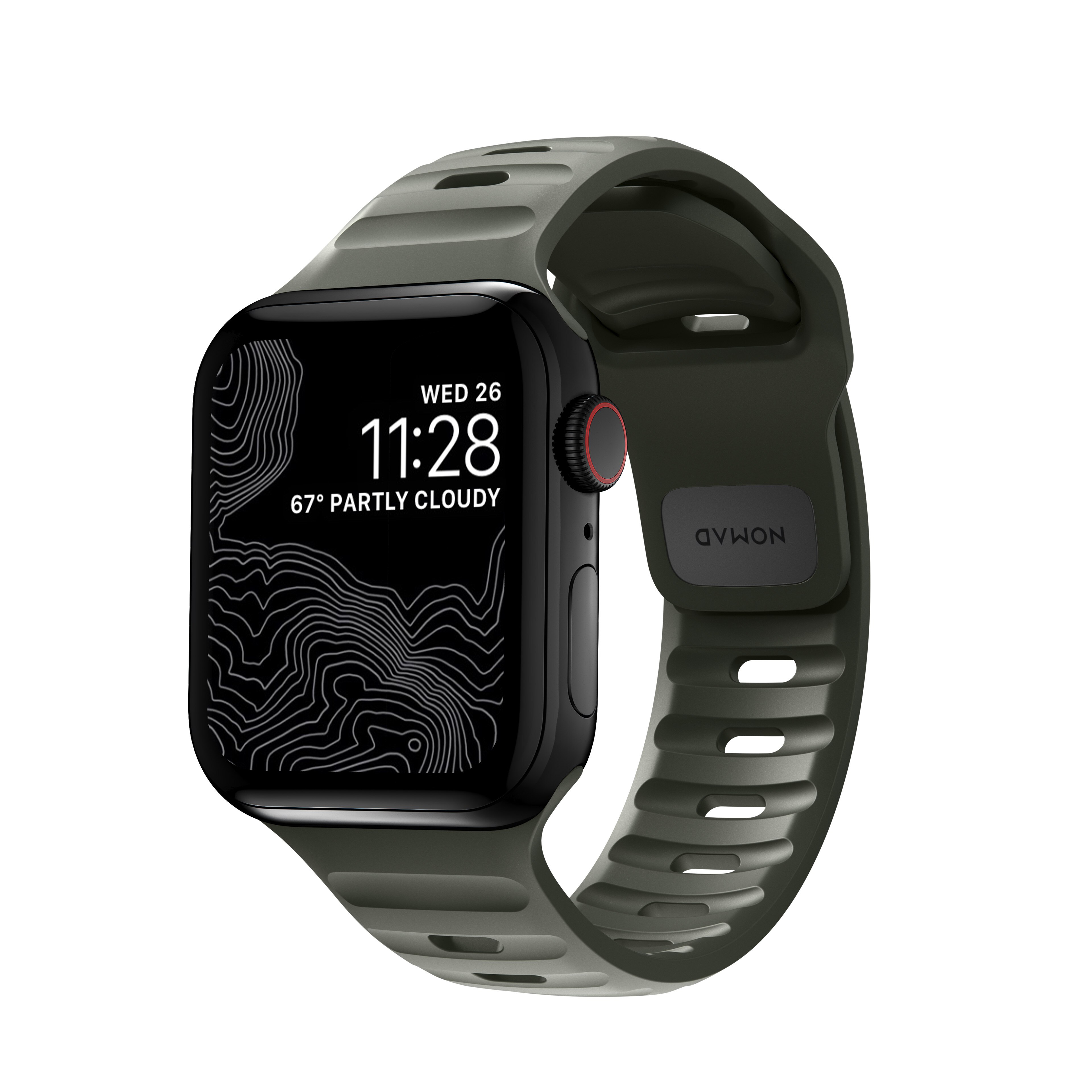 Apple Watch 41mm Series 7 Sport Band Ash Green