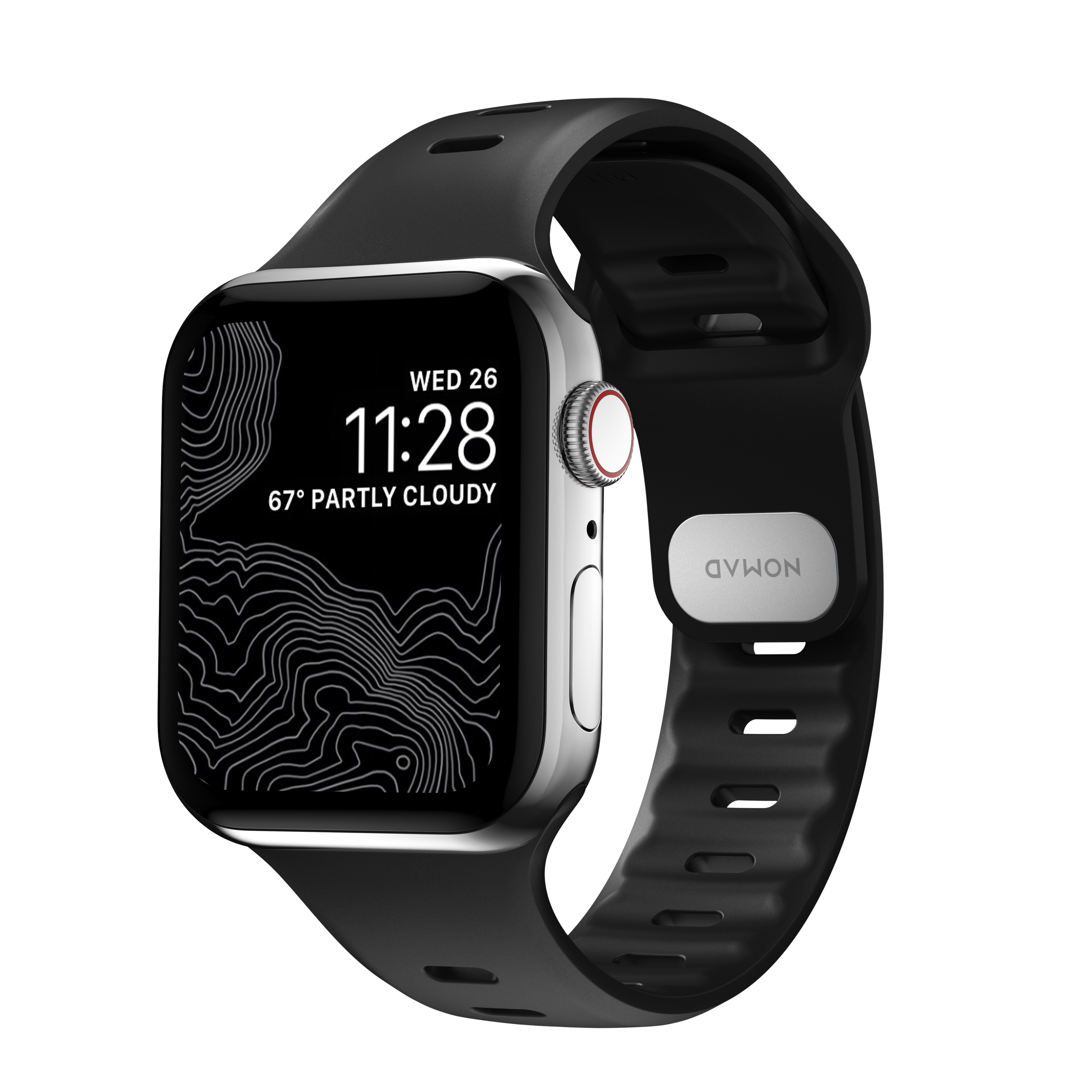 Apple Watch 42mm Sport Band Slim Black
