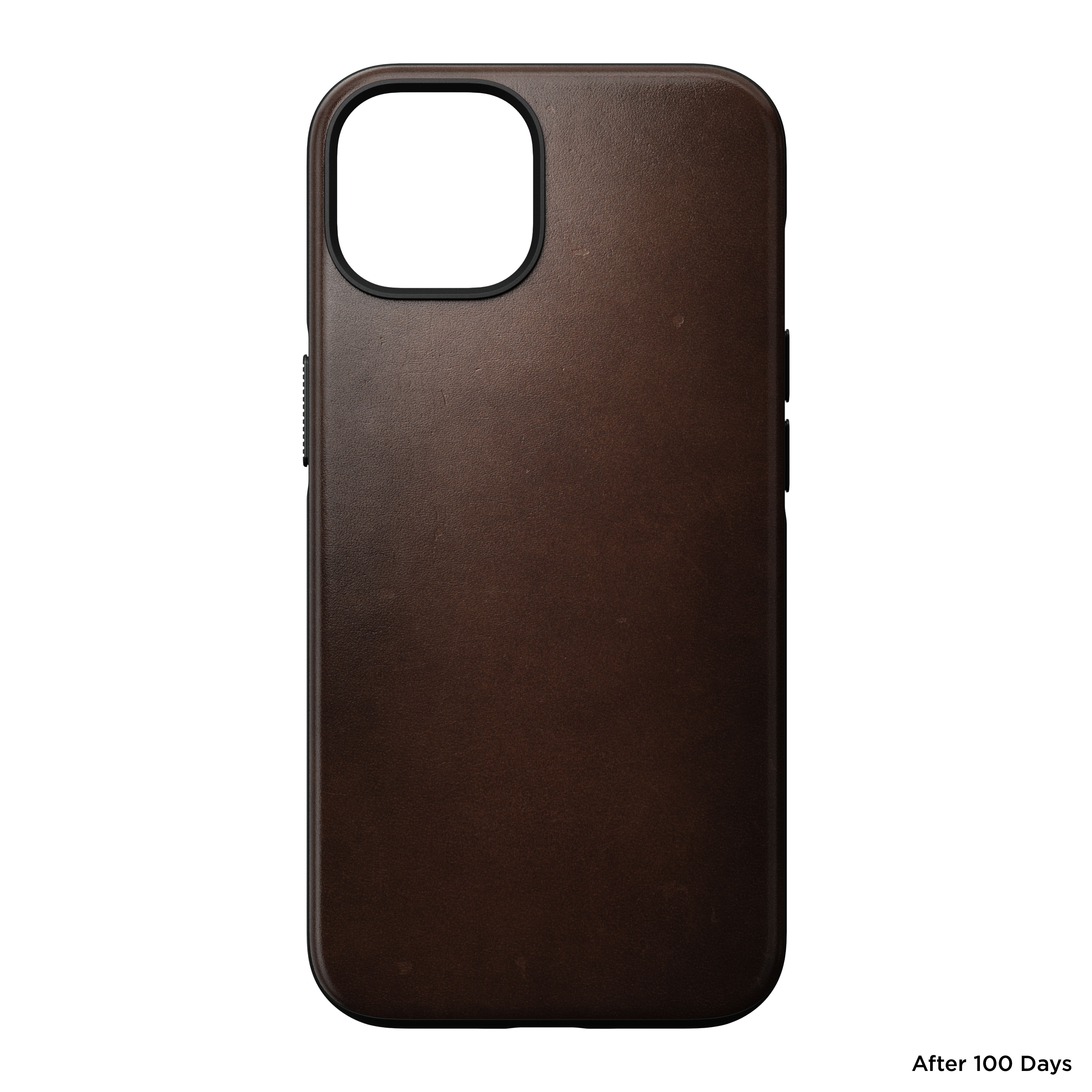 iPhone 14 Modern Leather Case MagSafe Brown