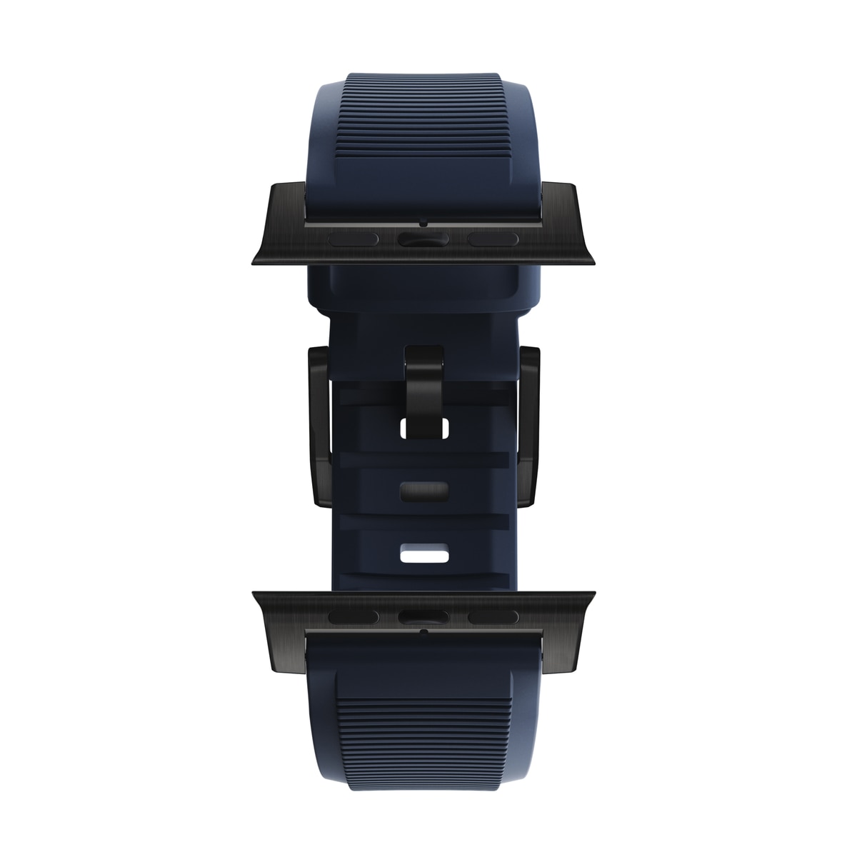 Apple Watch SE 44mm Rugged Band Atlantic Blue (Black Hardware)