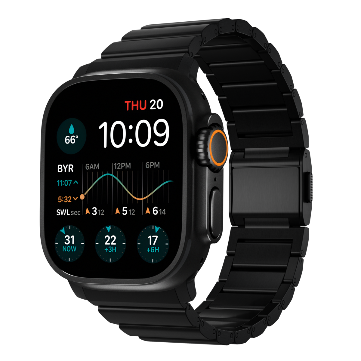 Titanium Band Apple Watch Ultra 2 49mm Black