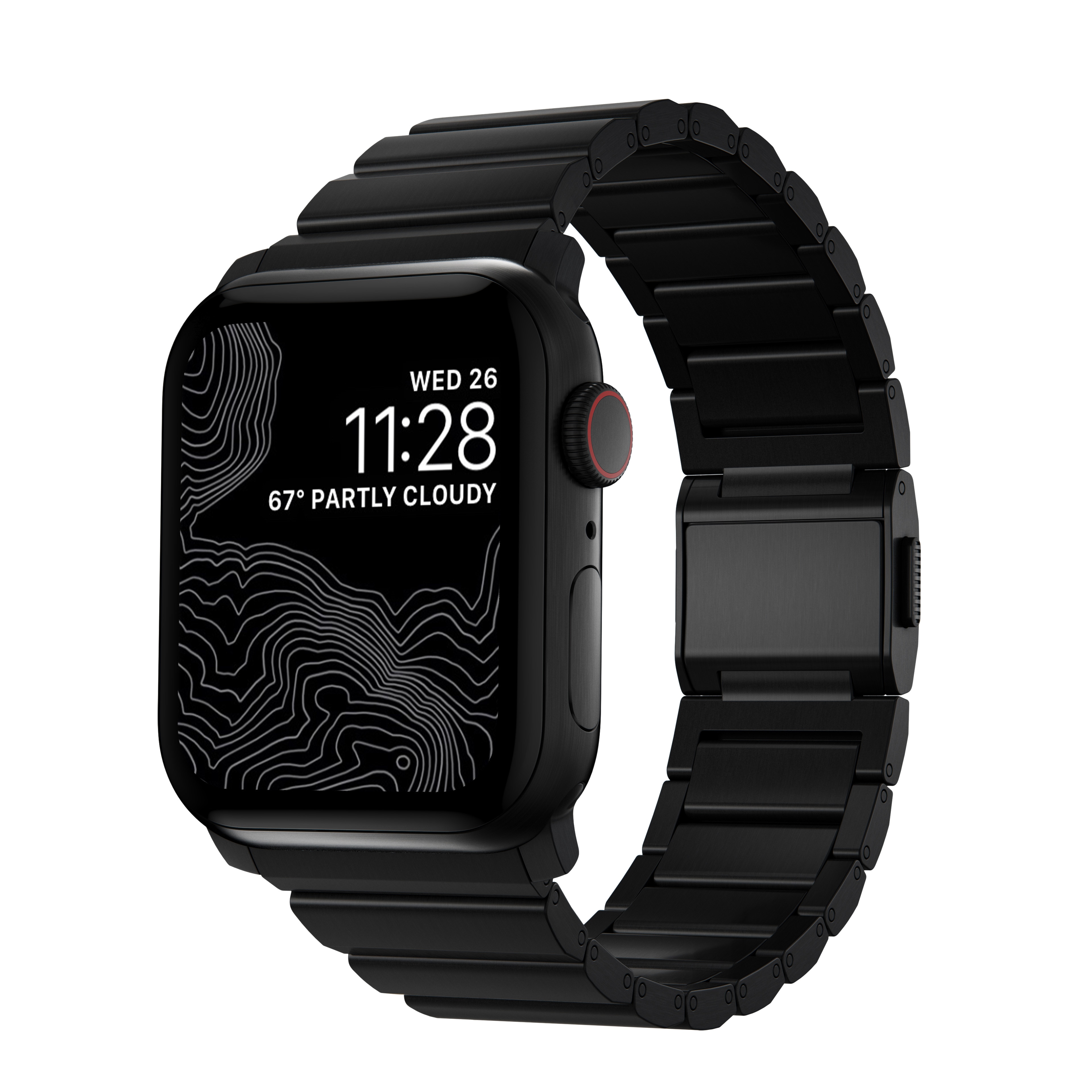 Titanium Band Apple Watch 45mm Series 7 Black