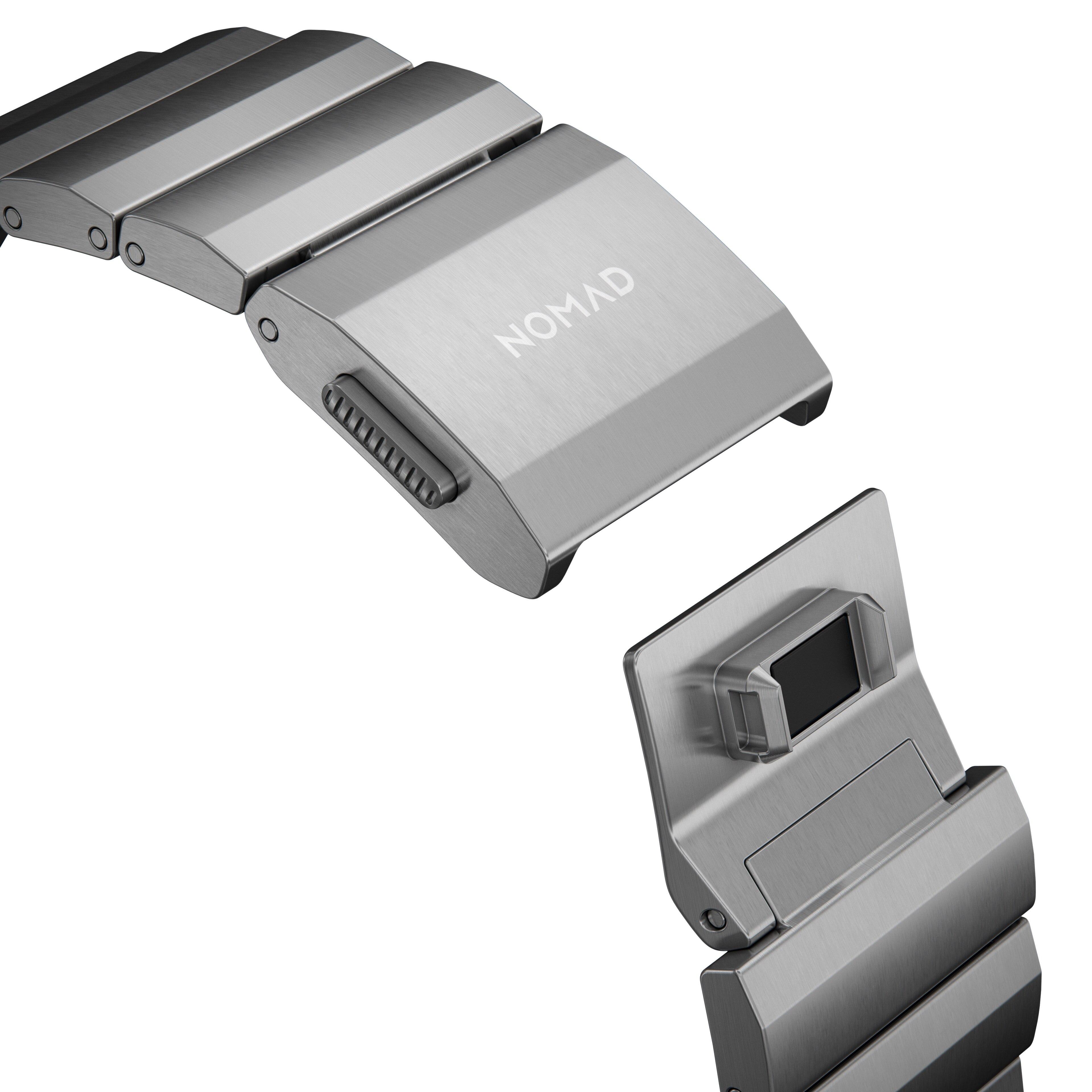 Band Apple Nomad Titanium Watch Silver 42/44/45/49 mm