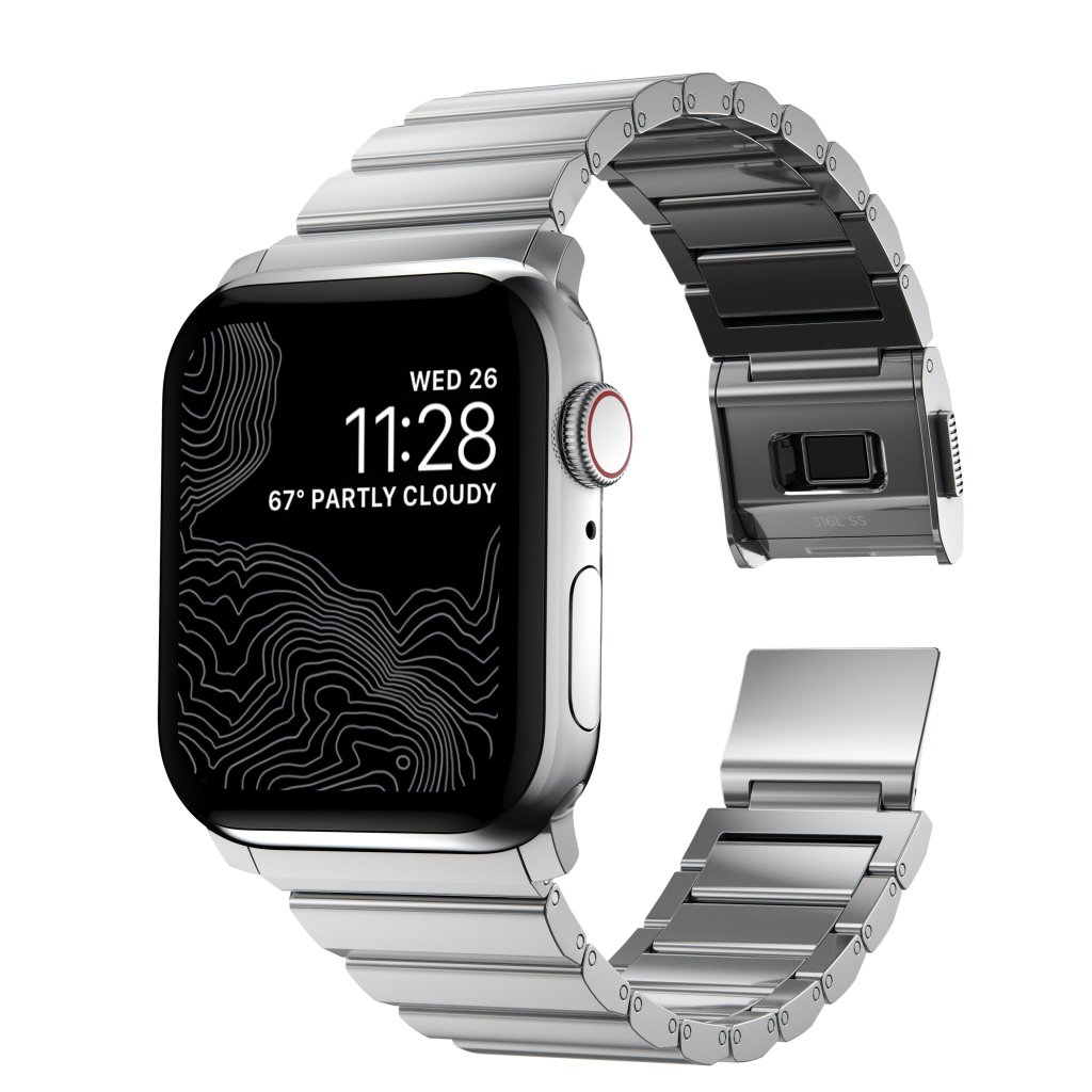 Nomad Steel Band Apple Watch 40mm Silver