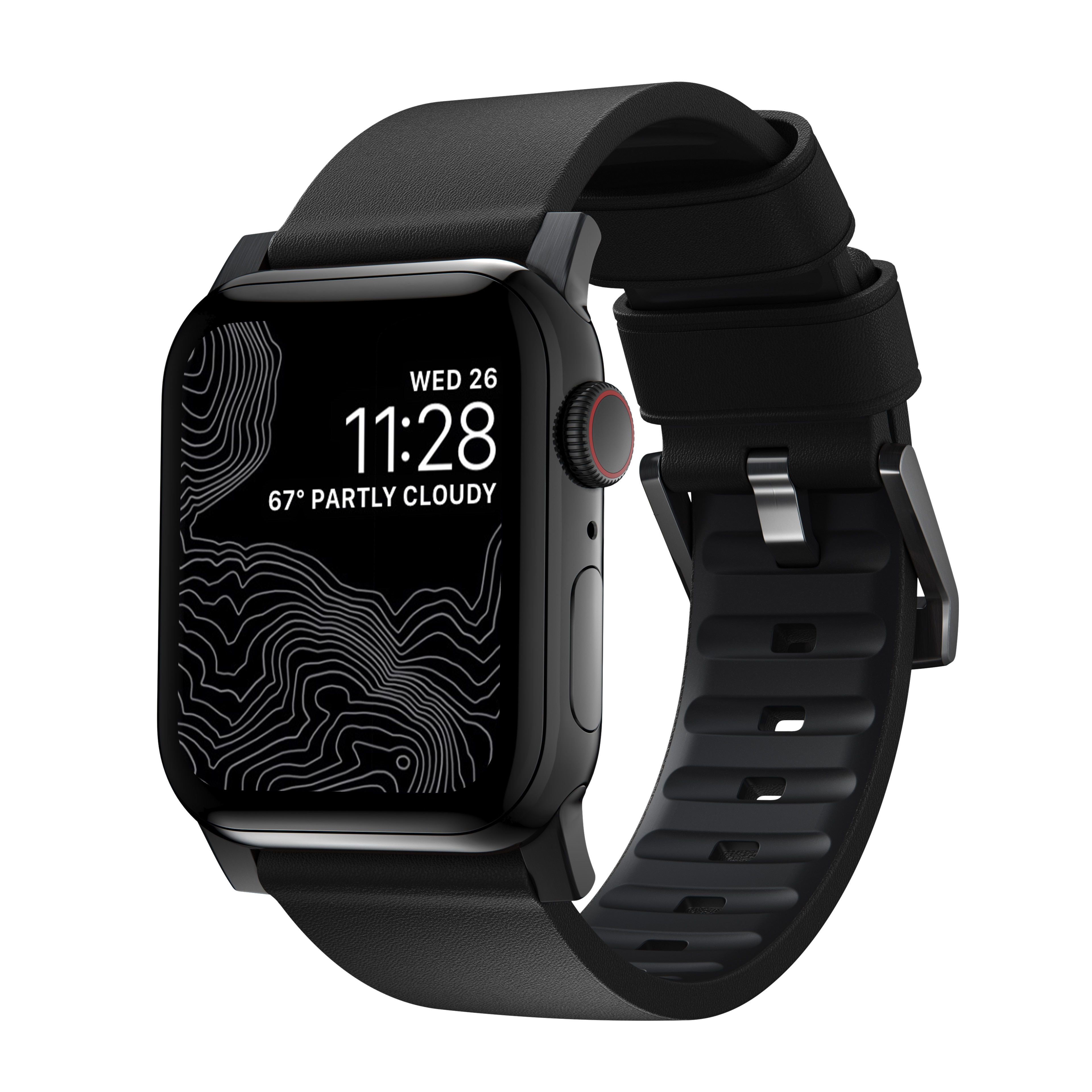 Apple Watch 42/44/45/49 mm Active Band Pro Black (Black Hardware)