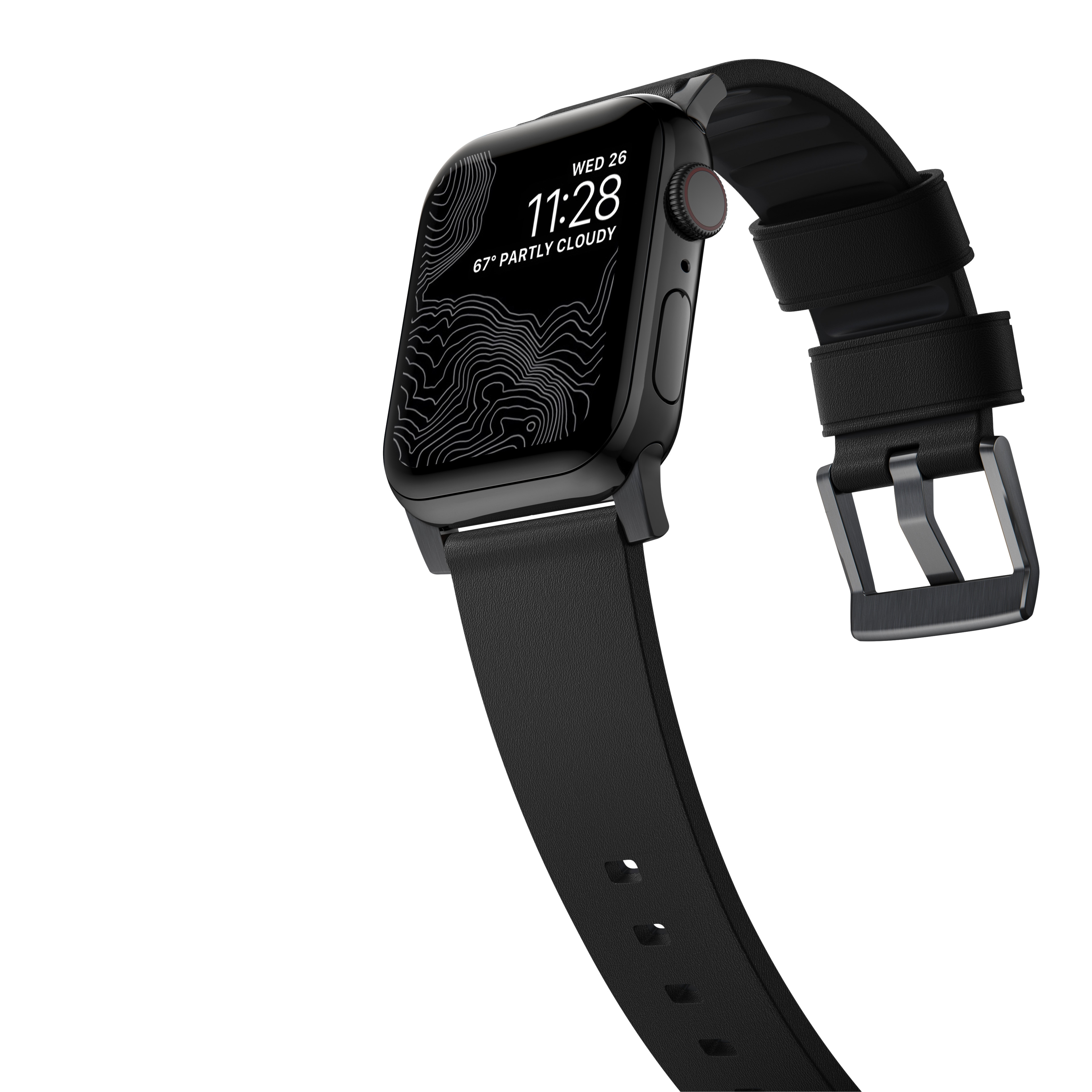 Apple Watch SE 44mm Active Band Pro Black (Black Hardware)