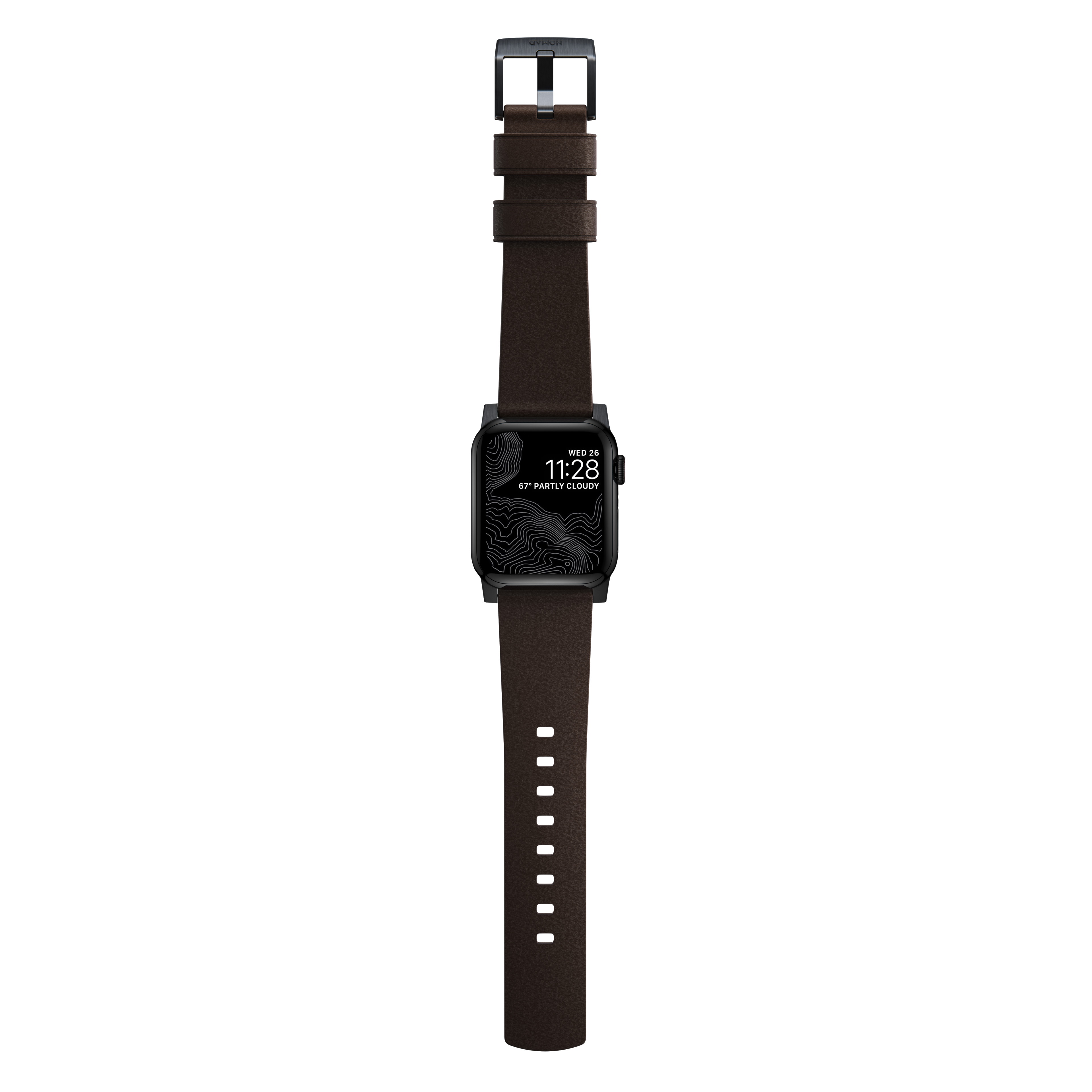 Apple Watch 42mm Active Band Pro Classic Brown (Black Hardware)