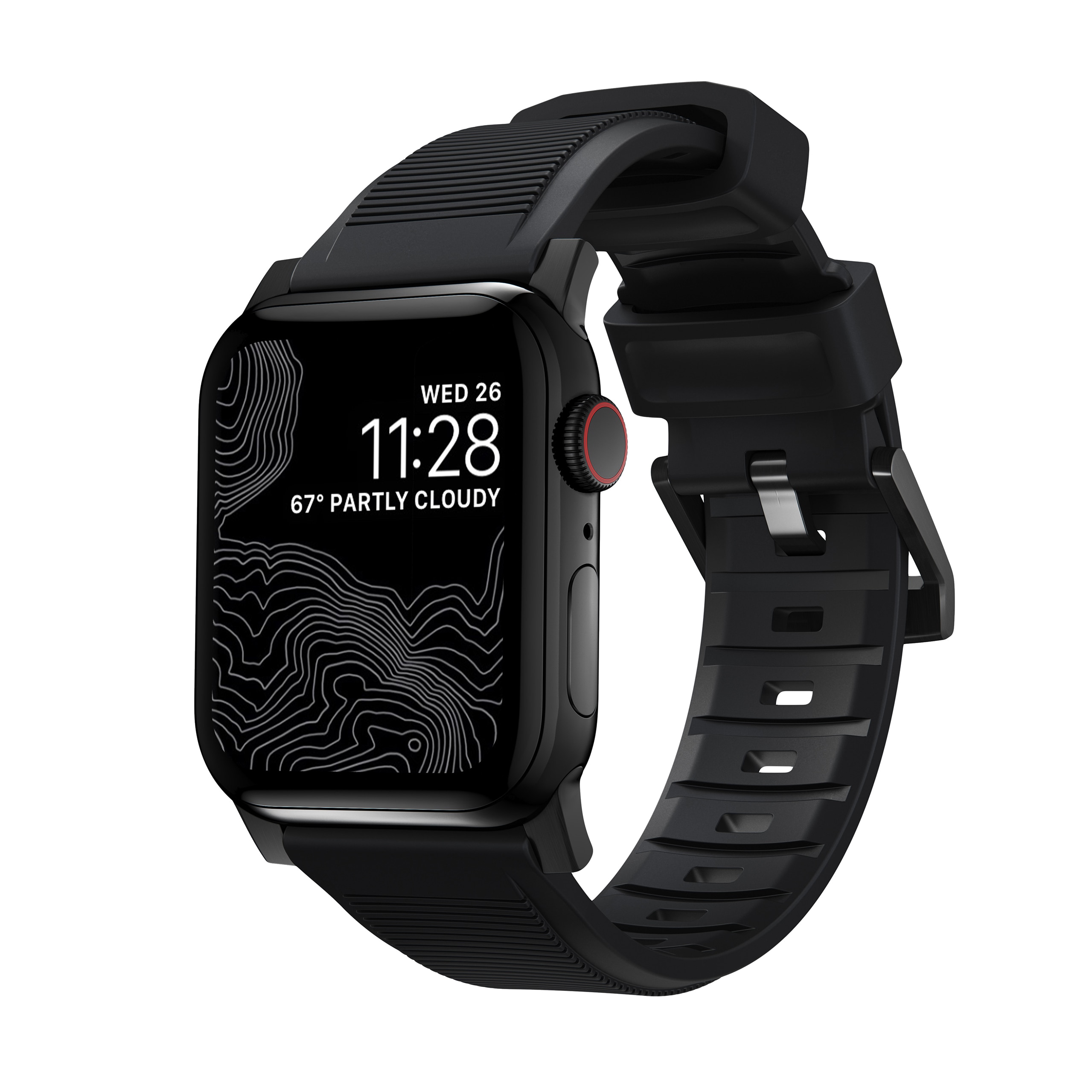 Apple Watch 38/40/41 mm Rugged Band Black (Black Hardware)