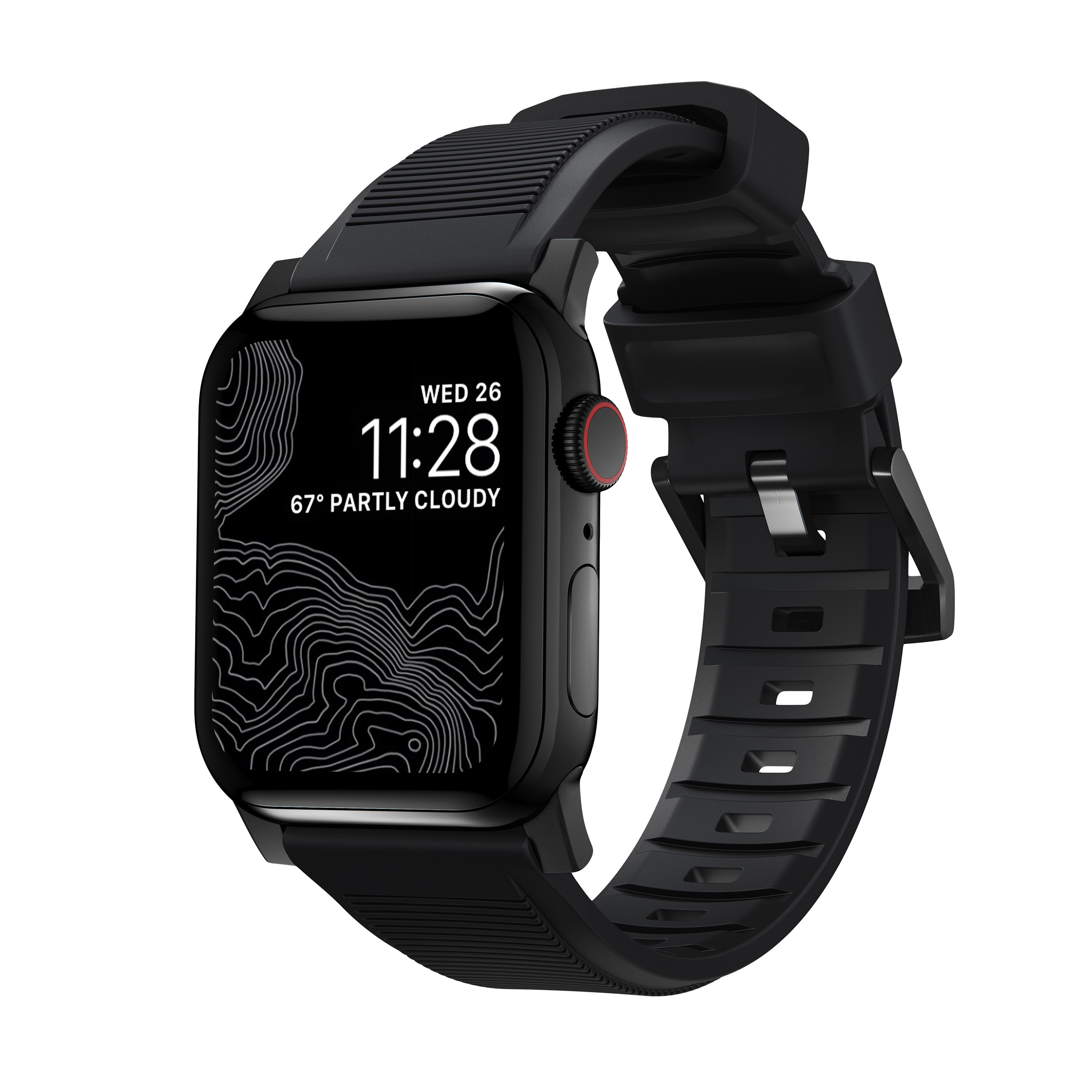 Apple Watch 40mm Rugged Band Black (Black Hardware)