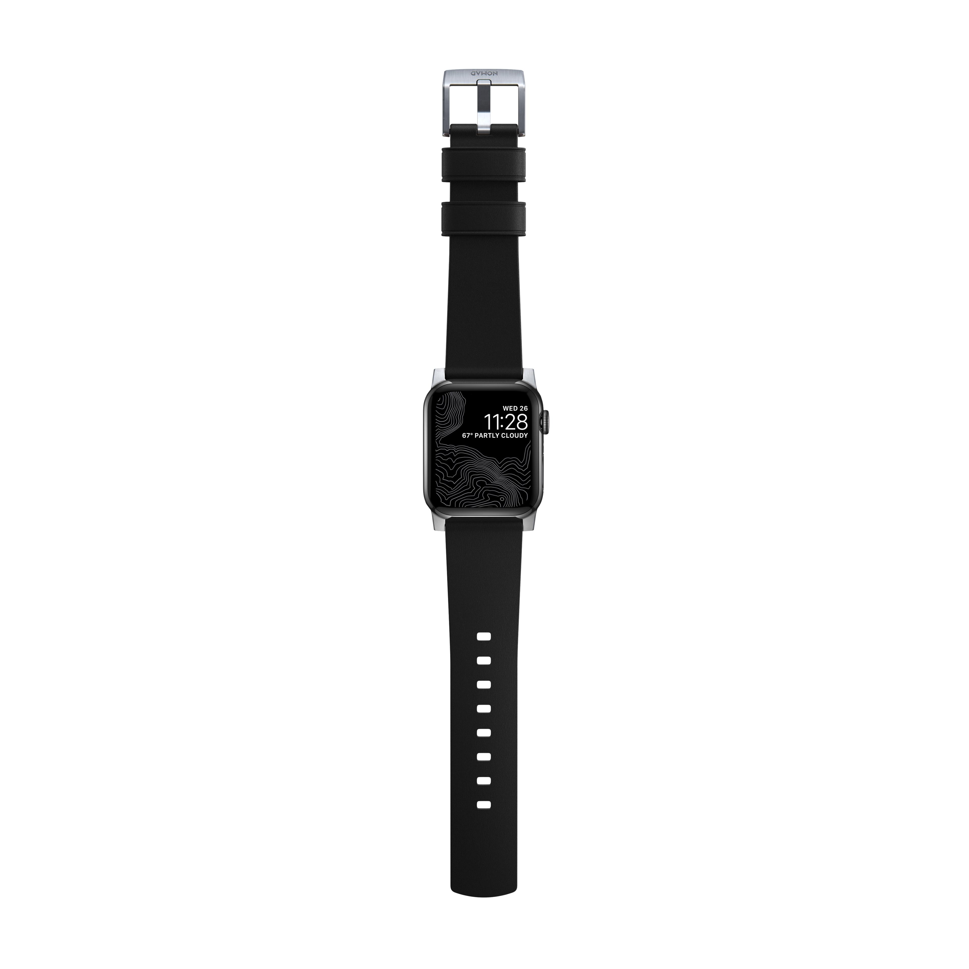 Apple Watch Ultra 49mm Active Band Pro Black (Silver Hardware)