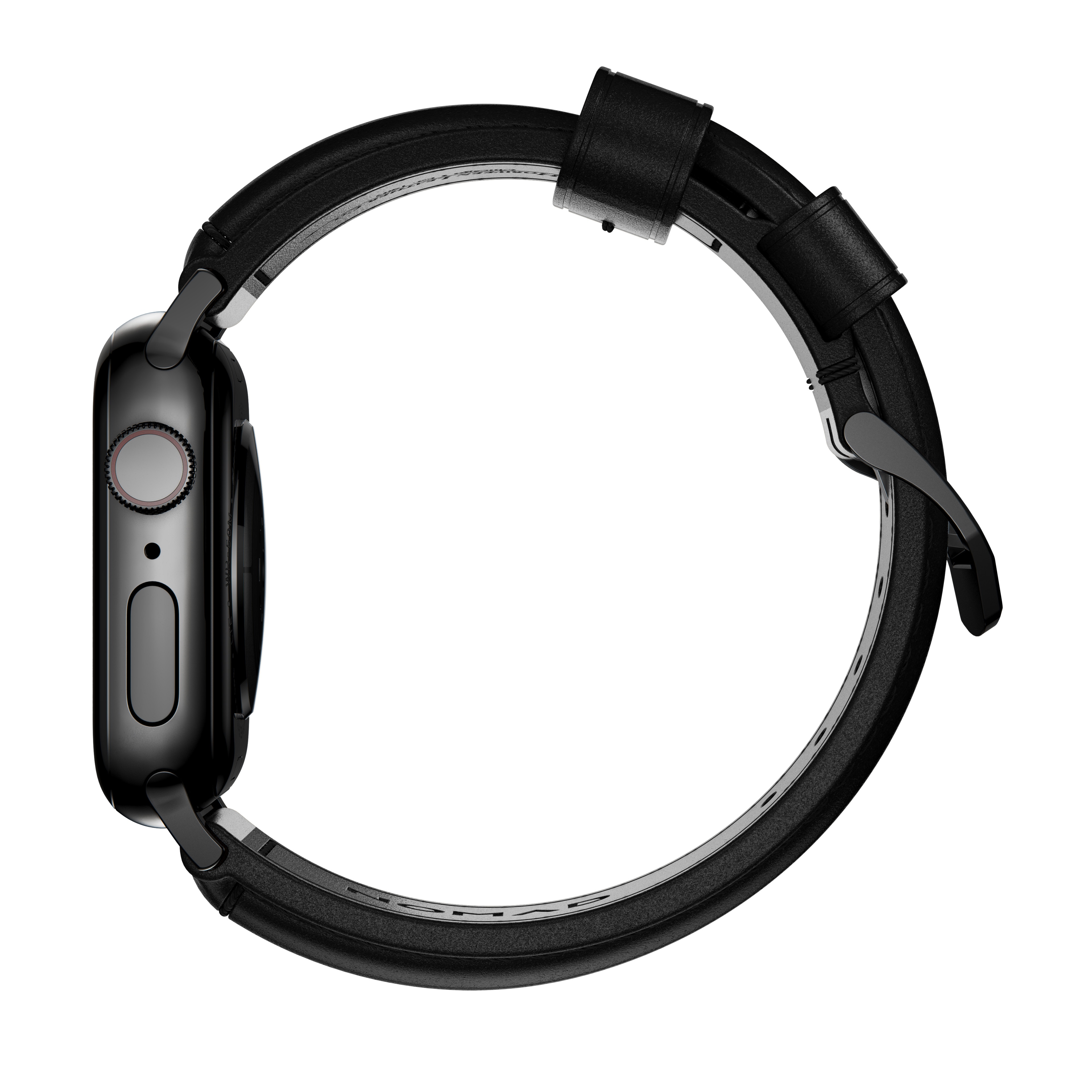 Apple Watch 41mm Series 8 Traditional Band Black (Black Hardware)