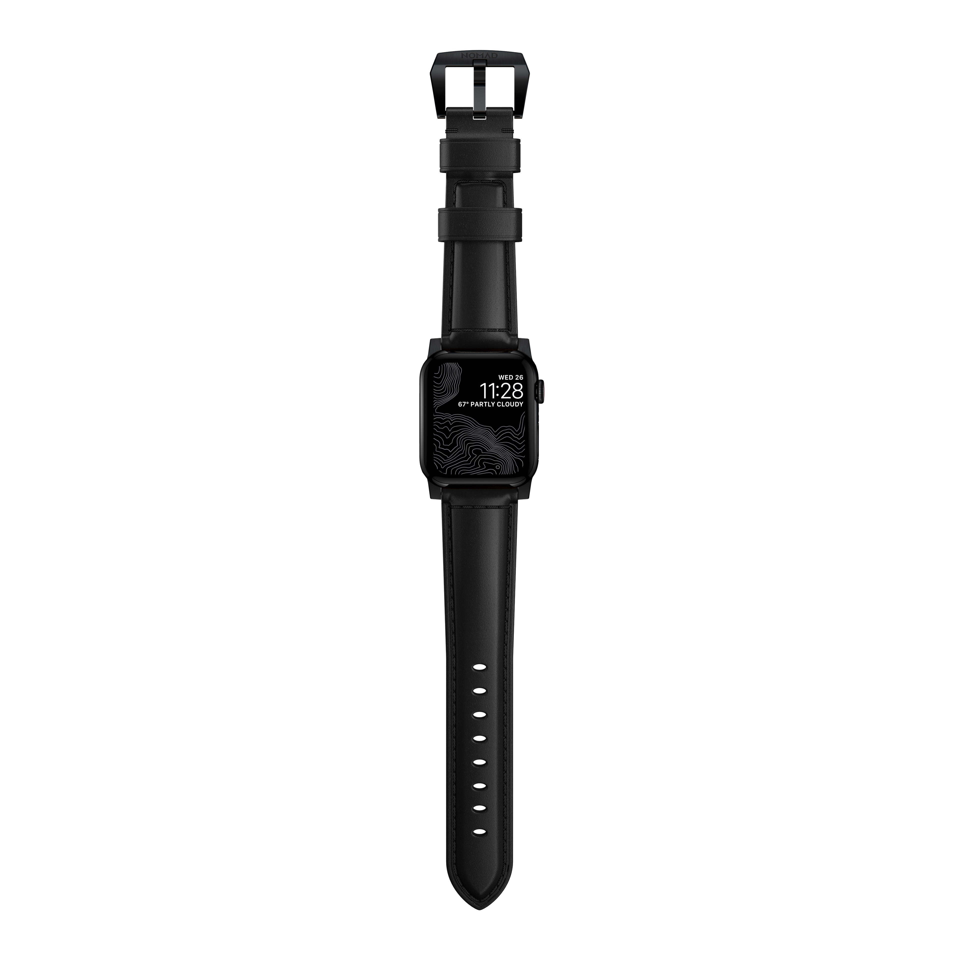 Apple Watch 38mm Traditional Band Black (Black Hardware)