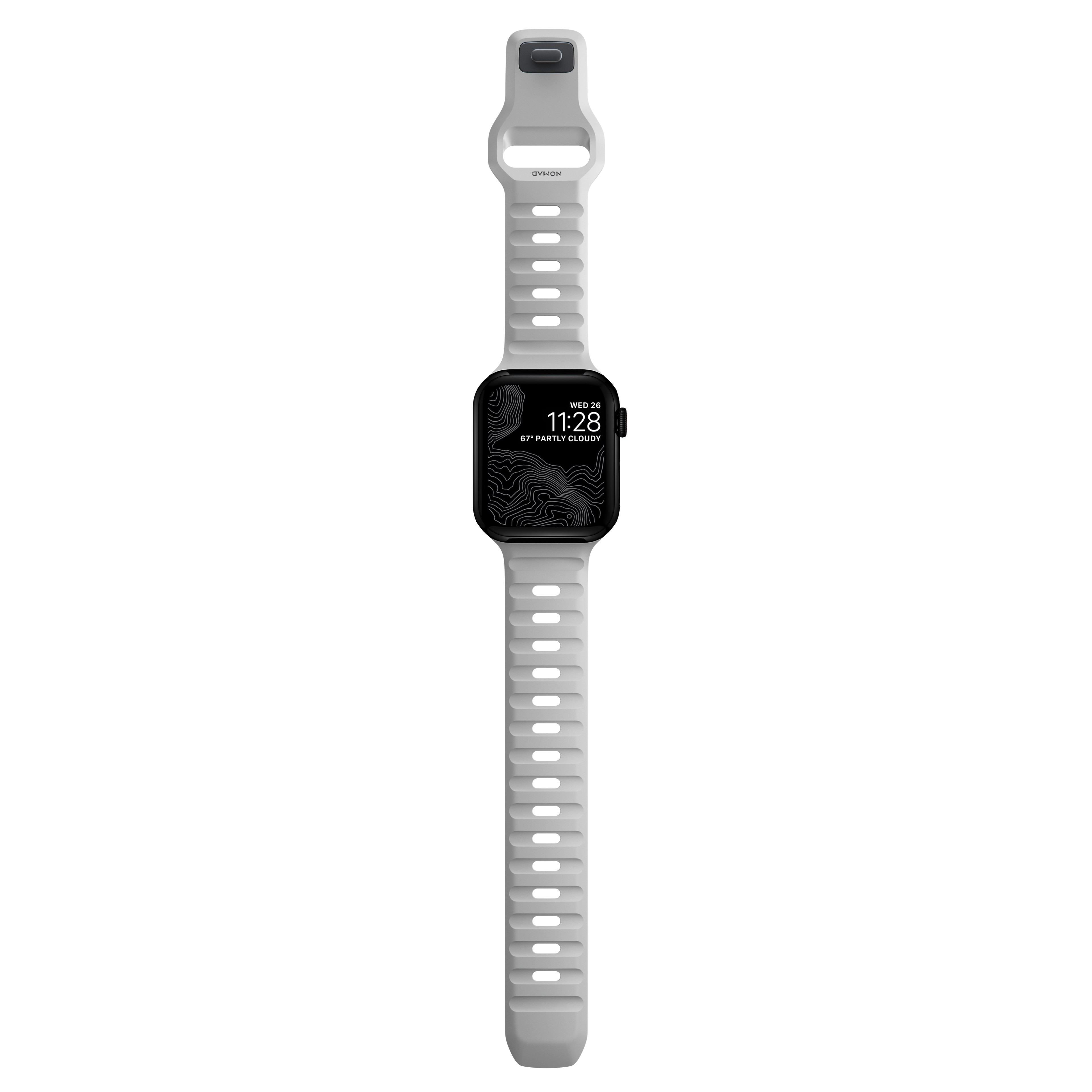 Apple Watch 44mm Sport Band Lunar Grey