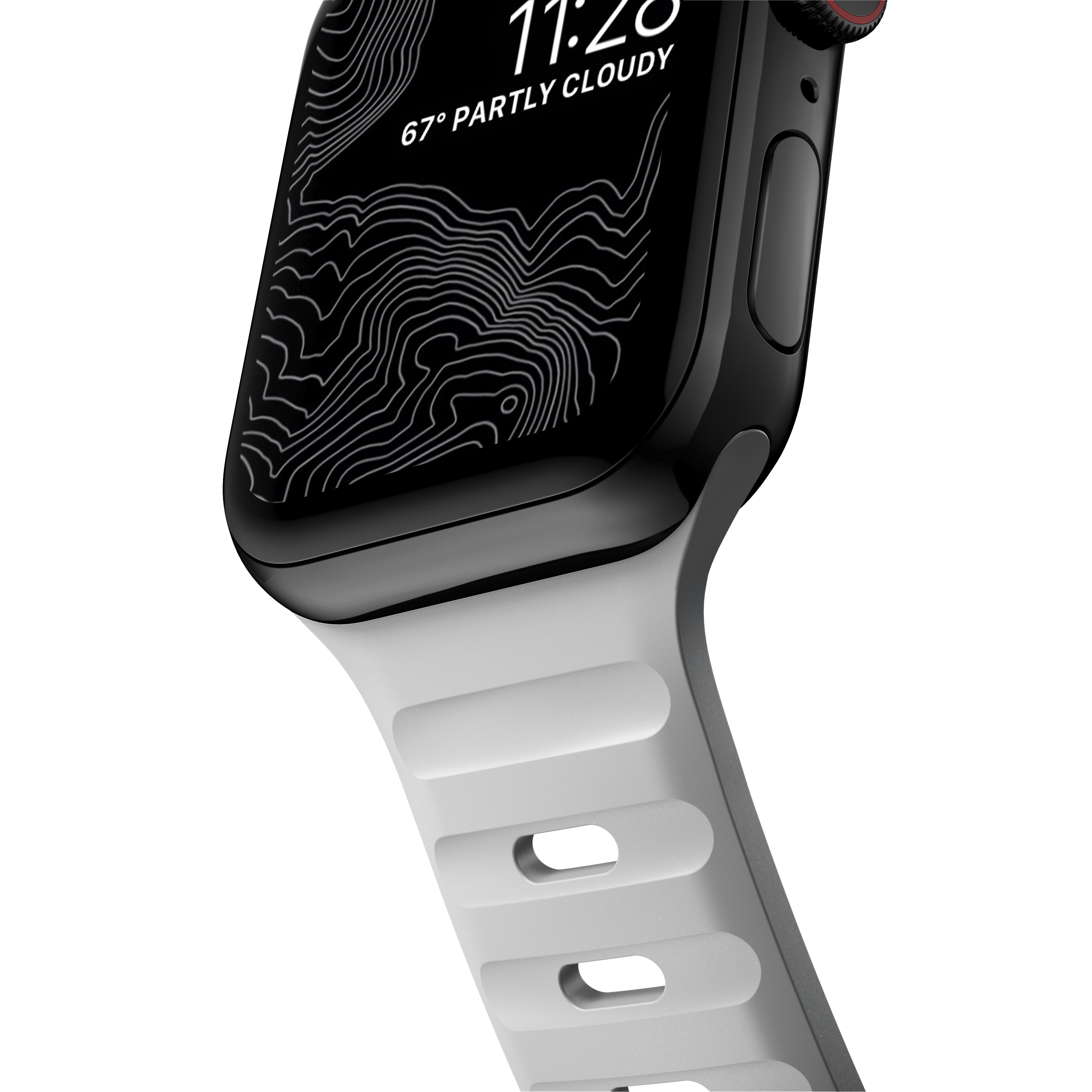 Apple Watch 44mm Sport Band Lunar Grey