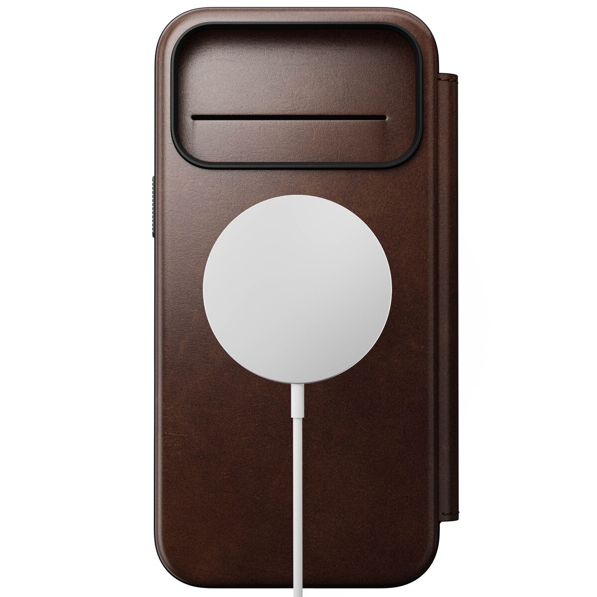 iPhone 17 Pro Max Modern Horween Leather Folio MagSafe Black