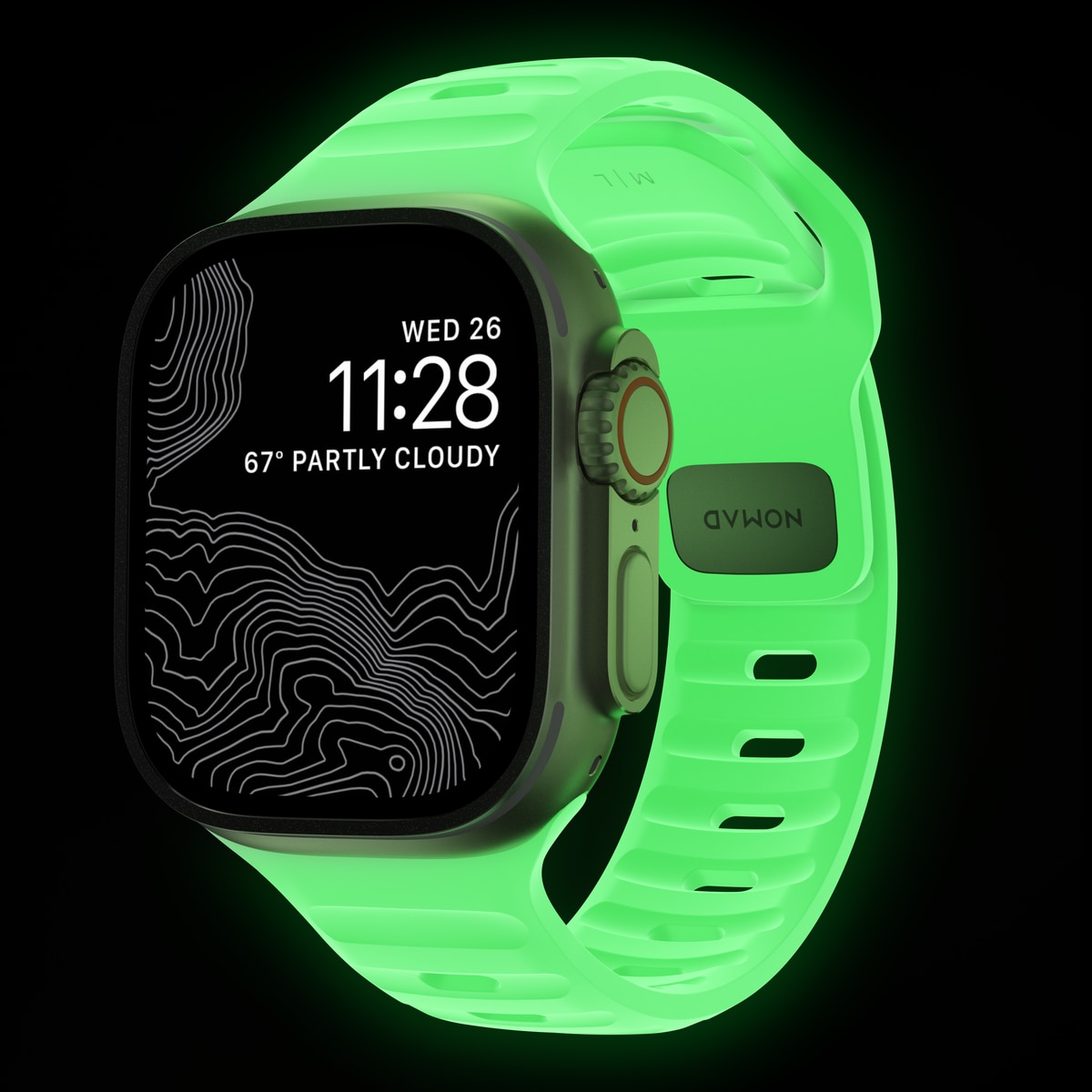 Apple Watch 45mm Series 9 Sport Band Glow 2.0 - Limited edition