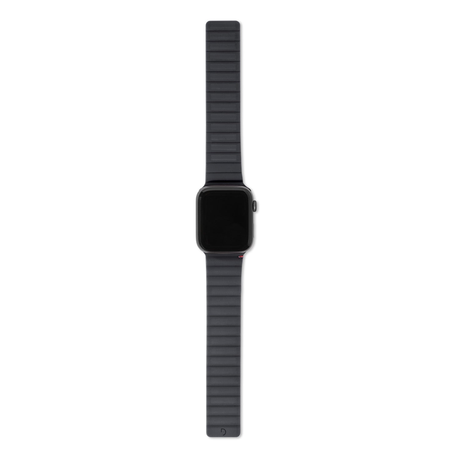 Silicone Magnetic Traction Strap Lite Apple Watch 45mm Series 7 Charcoal