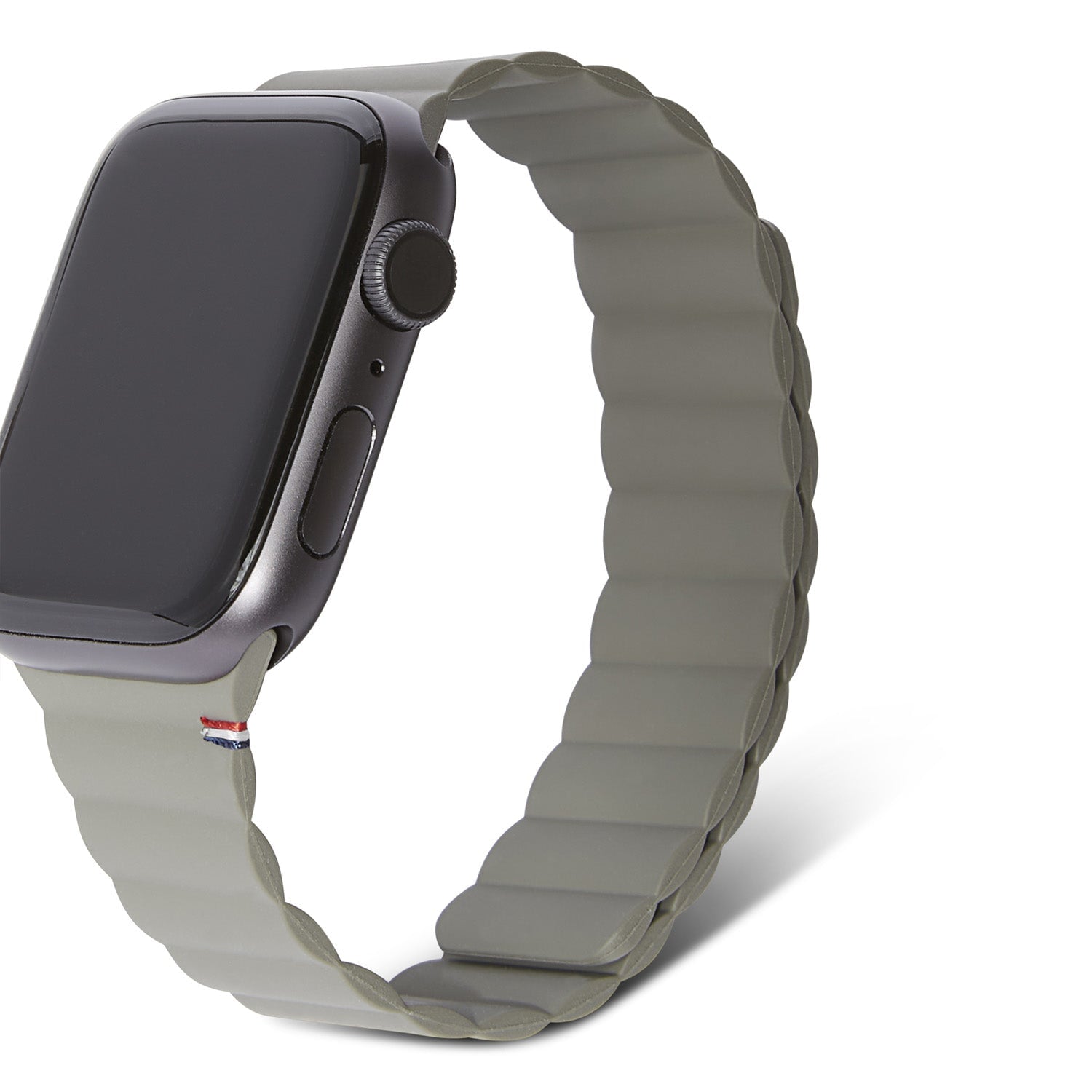 Silicone Magnetic Traction Strap Lite Apple Watch 42mm Olive