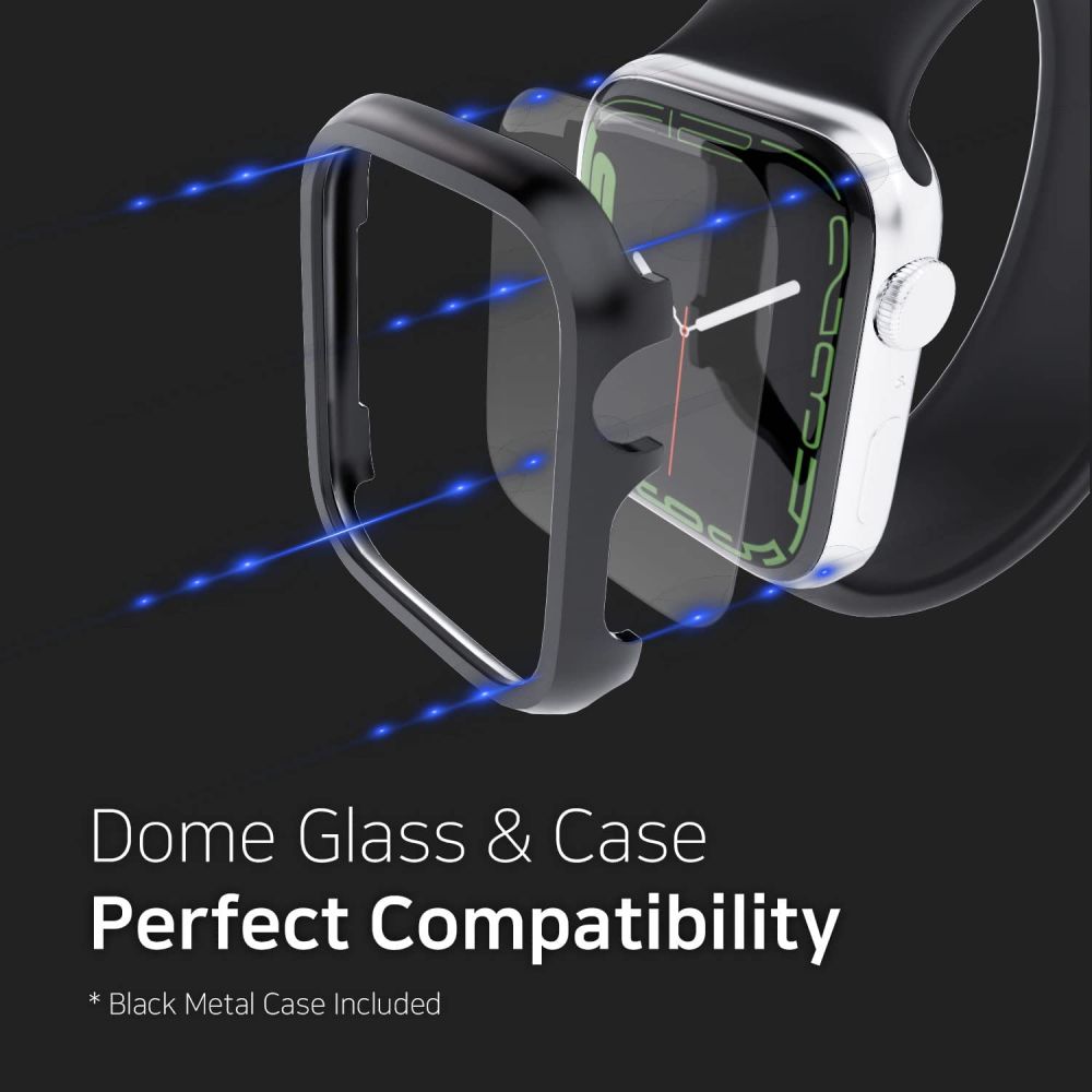 Apple Watch 41mm Series 7 Dome Glass Screen Protector (2-pack)