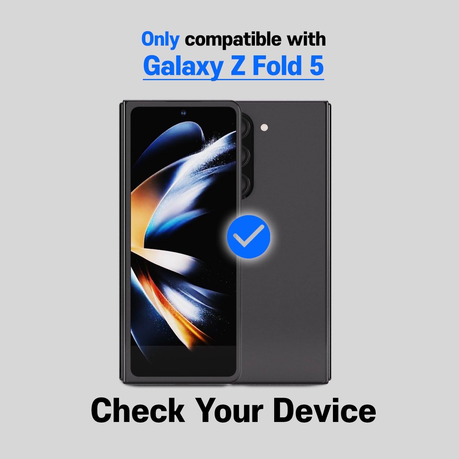 Samsung Galaxy Z Fold 5 Dome Glass Screen Protector (2-pack)