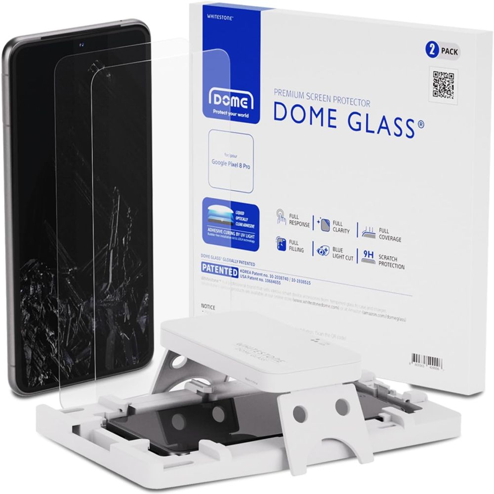 Google Pixel 8 Pro Dome Glass Screen Protector (2-pack)