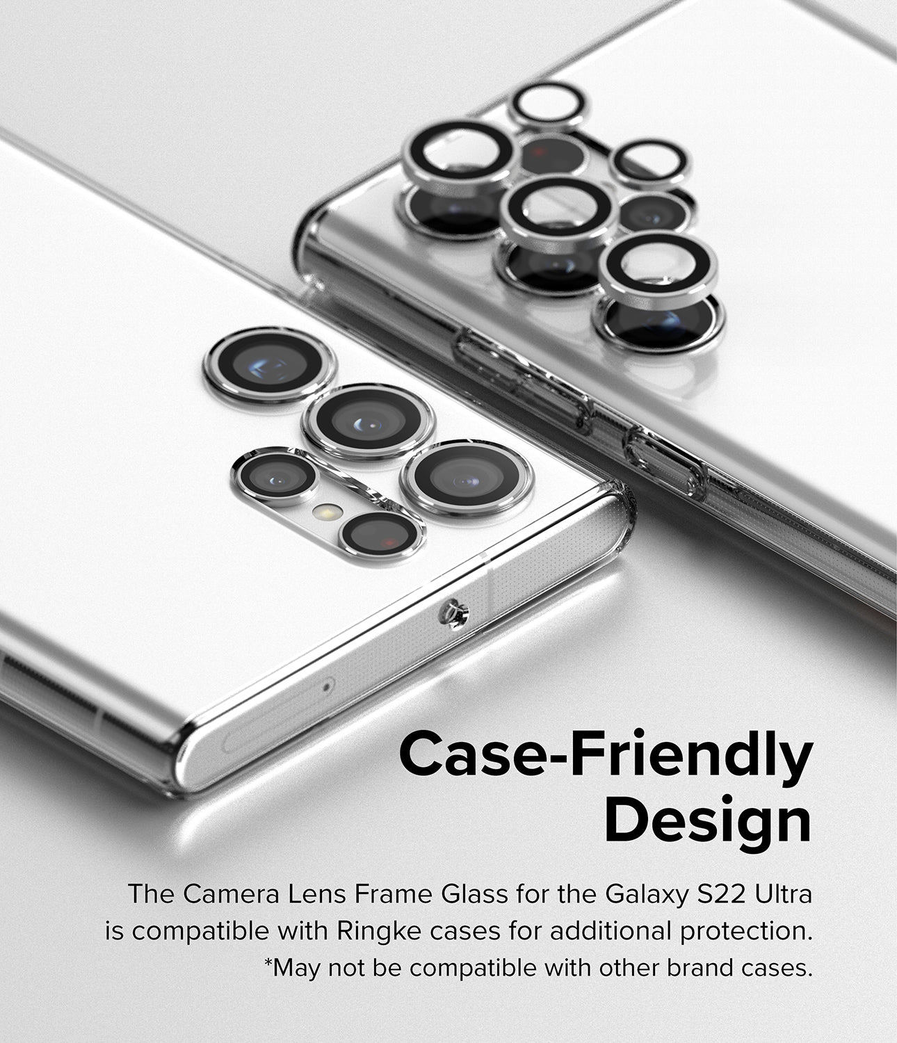 Samsung Galaxy S22 Ultra Camera Lens Protector Black