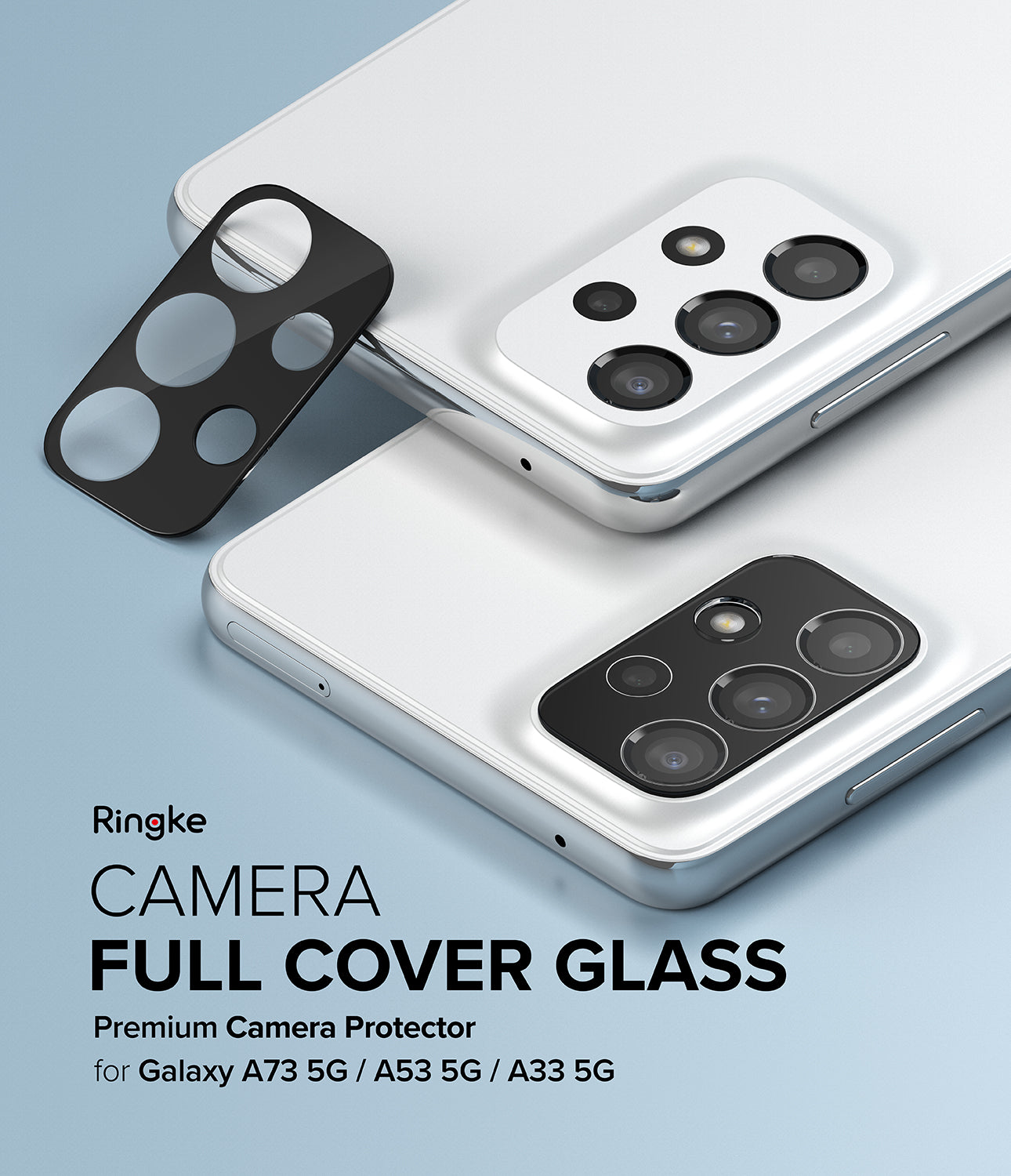 Samsung Galaxy A53 Camera Protector Glass Black