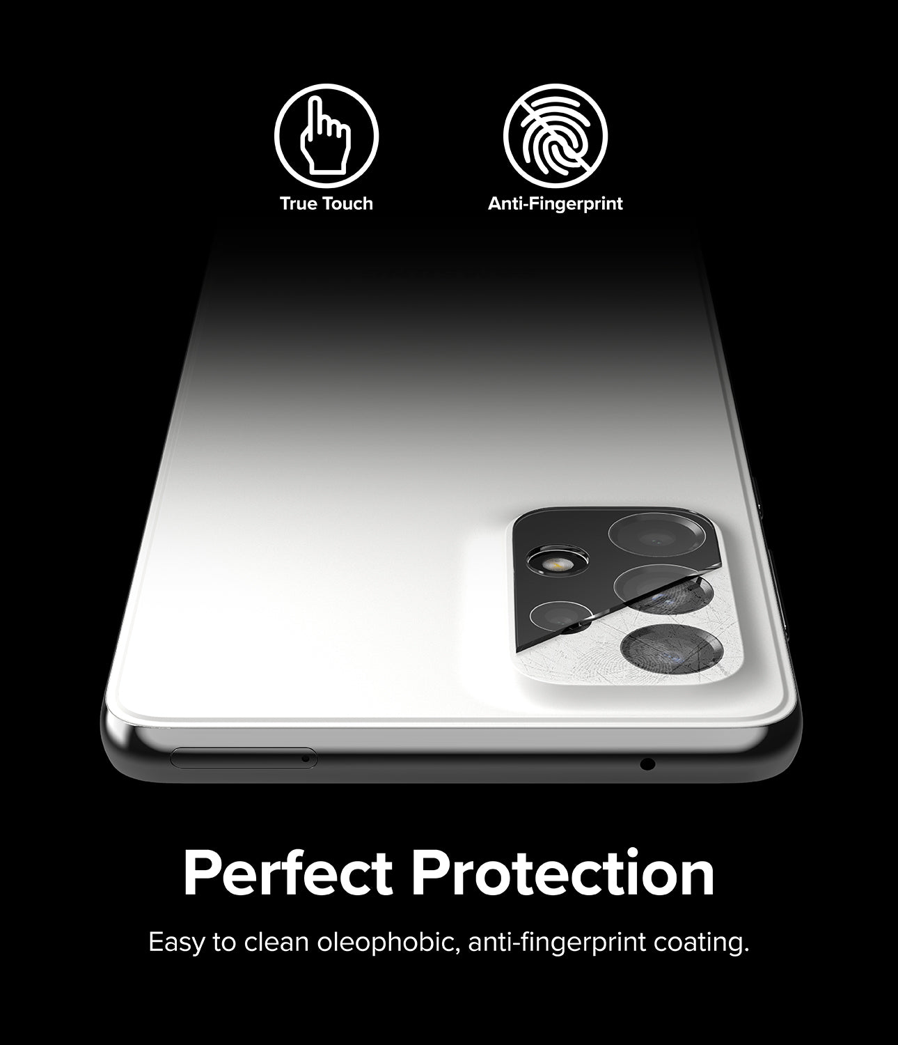 Samsung Galaxy A53 Camera Protector Glass Black
