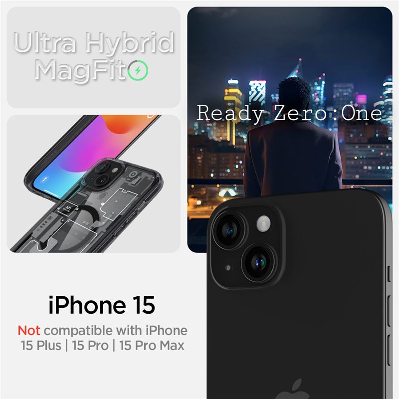 iPhone 15 Case Ultra Hybrid MagSafe Zero One