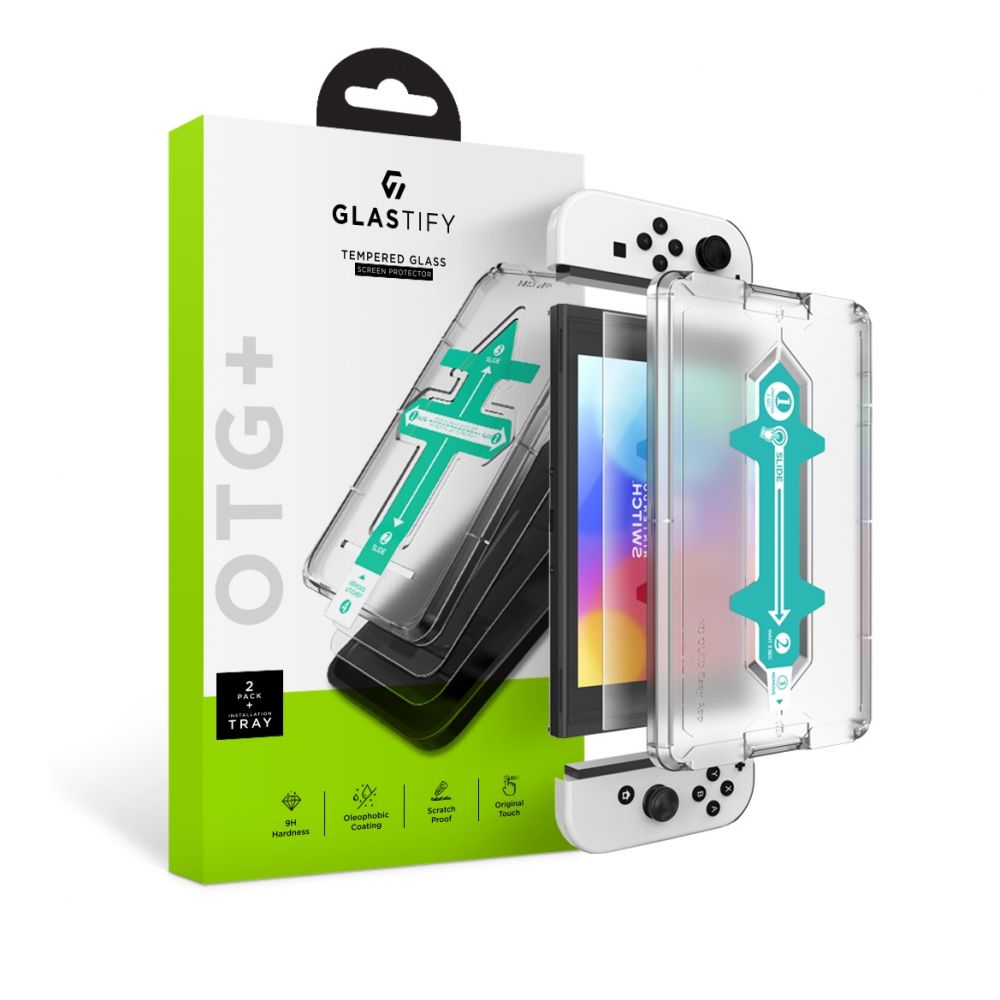 Nintendo Switch OLED OTG+ Tempered Glass (2-pack)