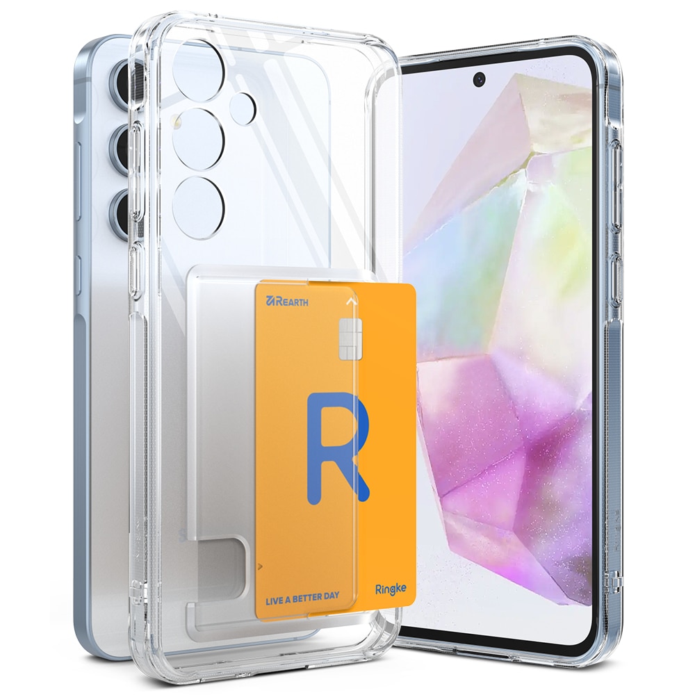 Samsung Galaxy A35 Fusion Card Case Transparent