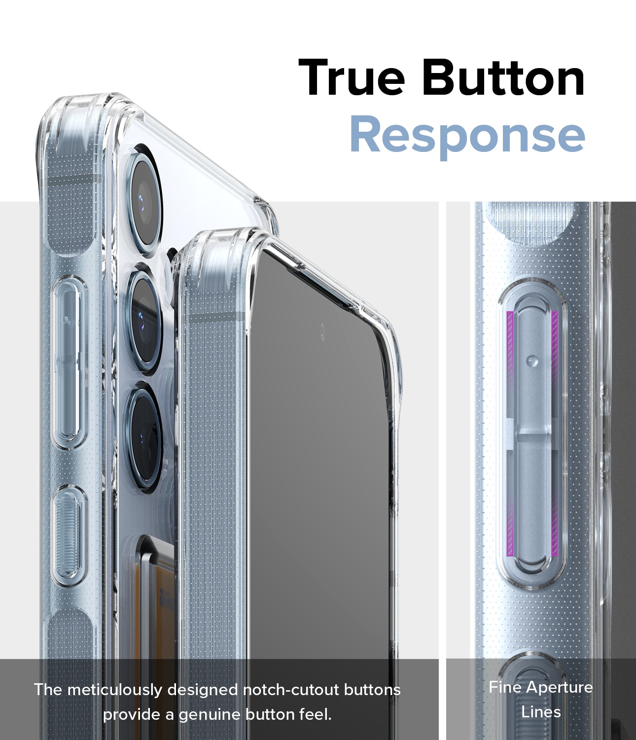 Samsung Galaxy A55 Fusion Card Case Transparent