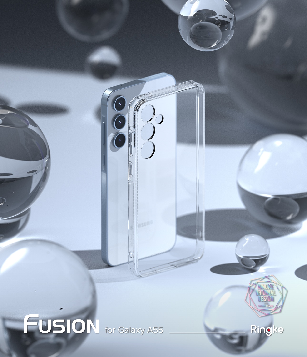 Samsung Galaxy A55 Fusion Case Clear