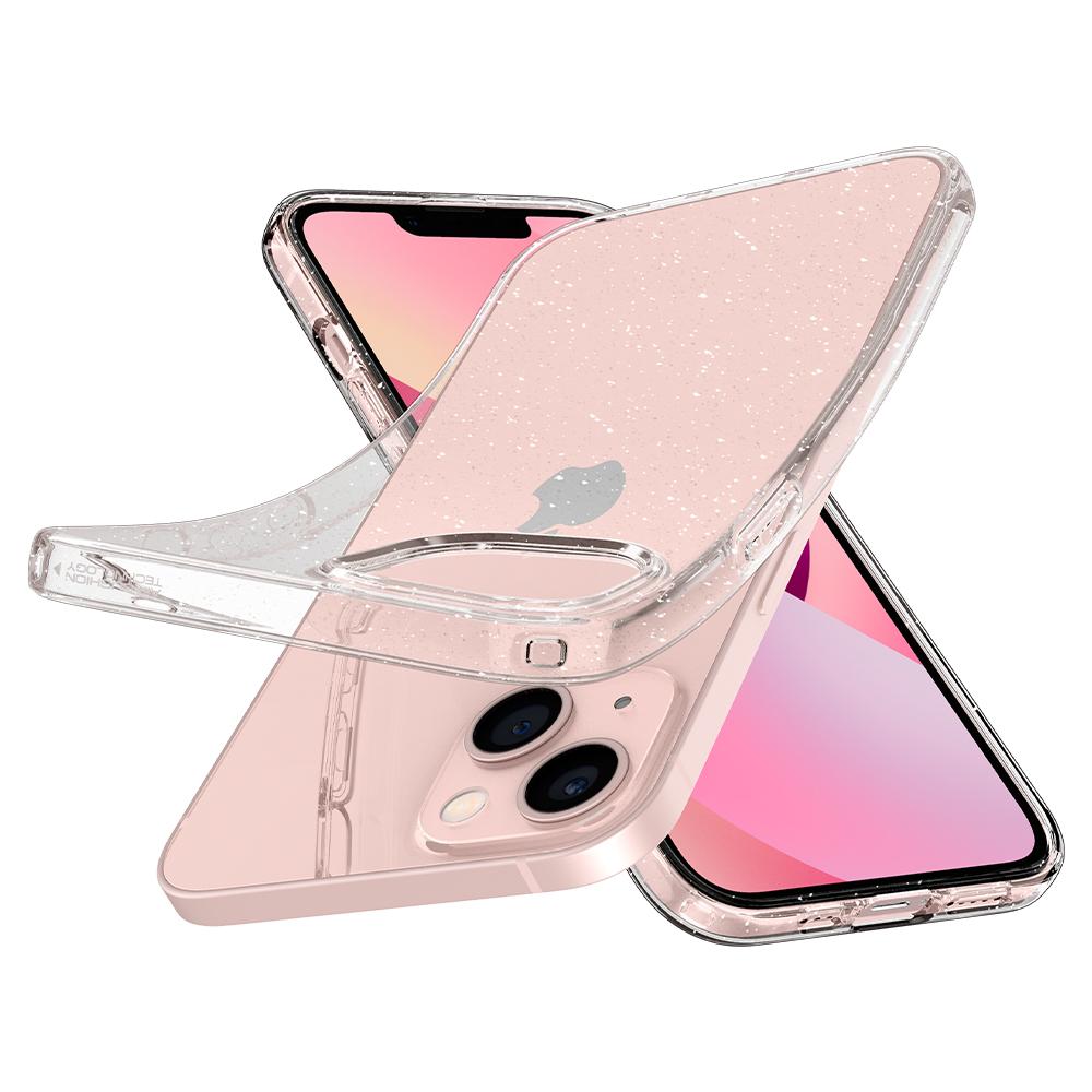 iPhone 13 Case Liquid Crystal Glitter Crystal