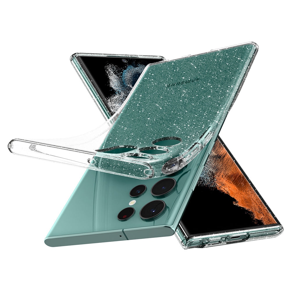 Samsung Galaxy S22 Ultra Case Liquid Crystal Glitter Crystal