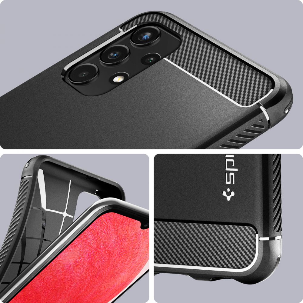 Samsung Galaxy A13 Case Rugged Armor Black