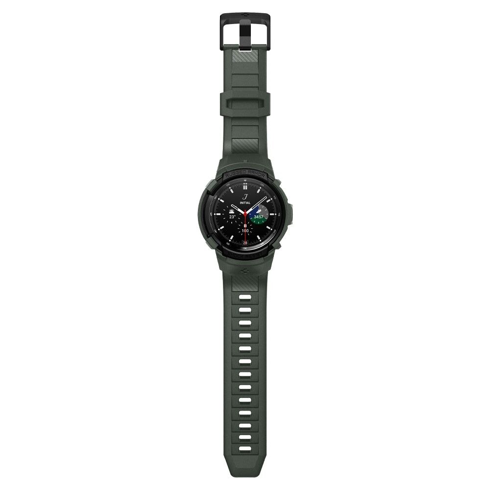 Samsung Galaxy Watch 4 Classic 46mm Case Rugged Armor Pro Military Green