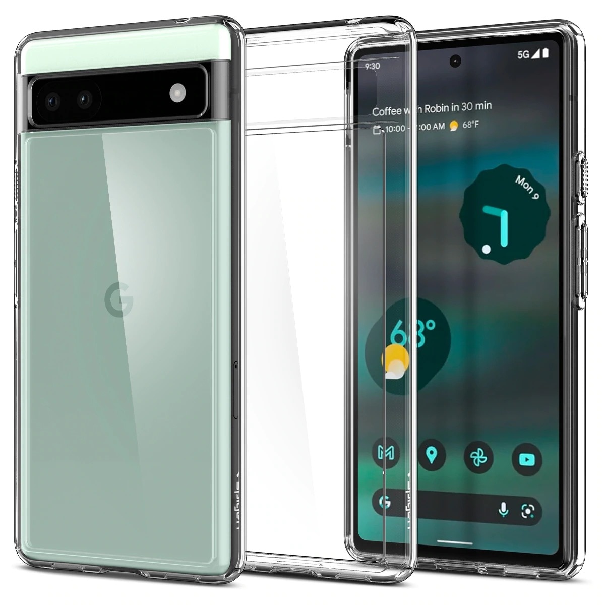 Google Pixel 6a Case Ultra Hybrid Crystal Clear