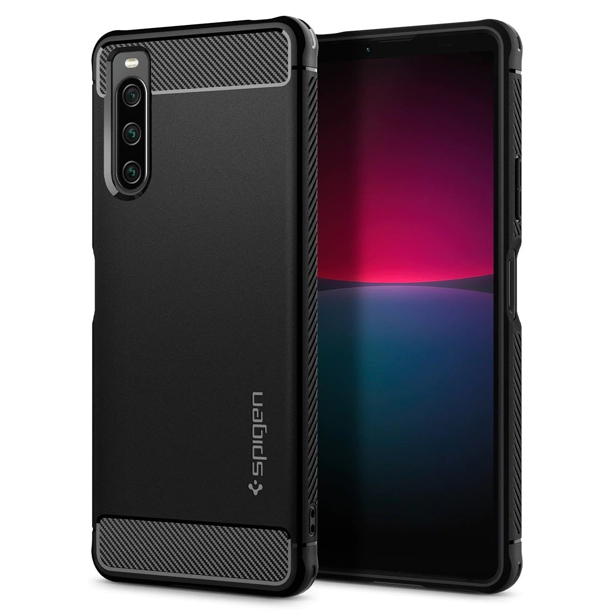 Sony Xperia 10 iV Case Rugged Armor Black