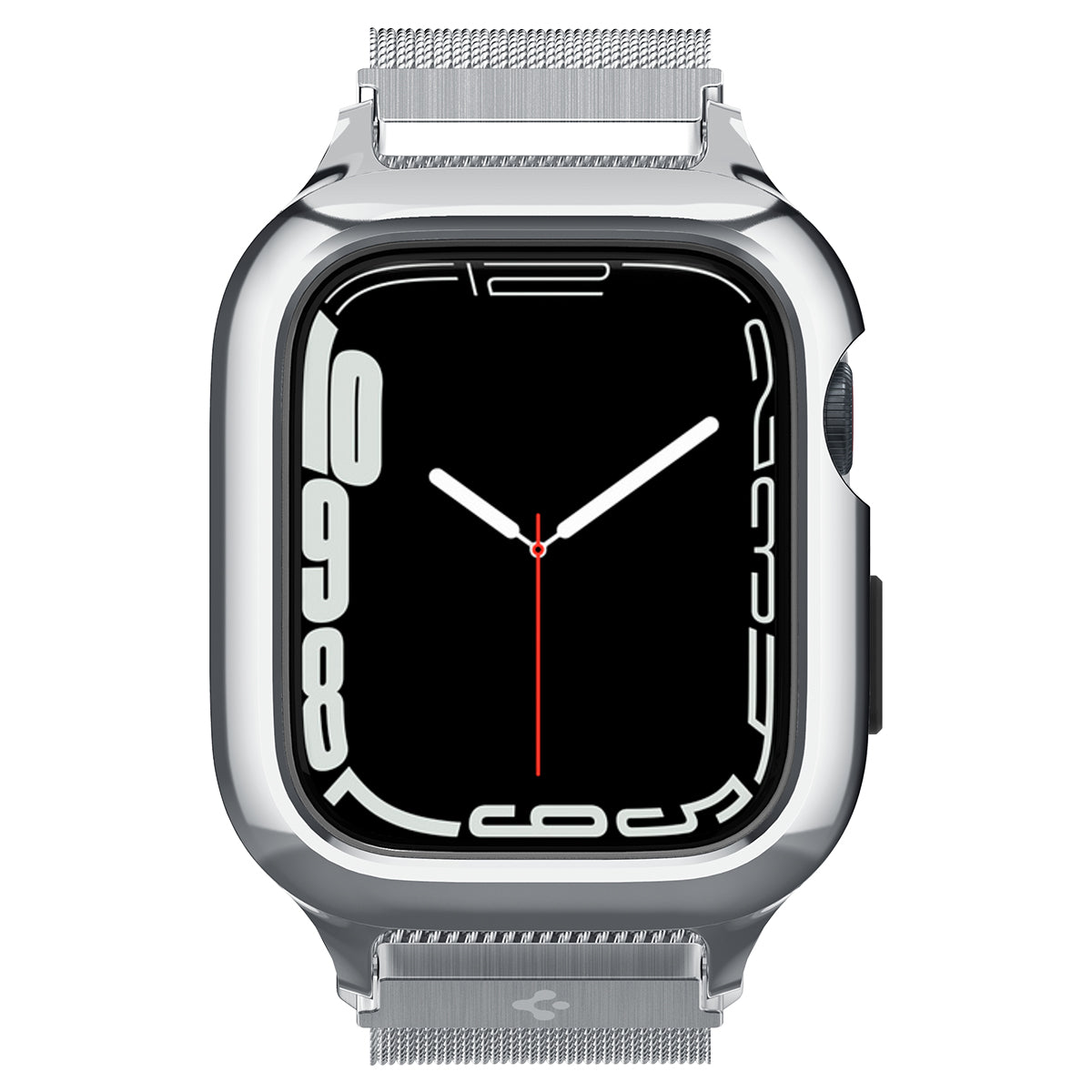 Apple Watch 45mm Series 8 Case Metal Fit Pro Silver
