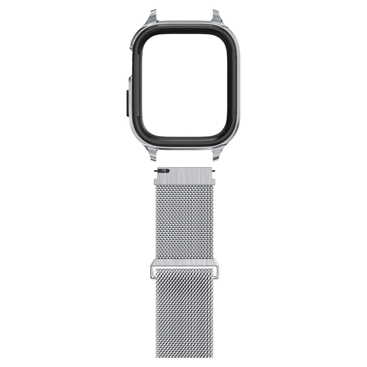 Apple Watch 45mm Series 8 Case Metal Fit Pro Silver