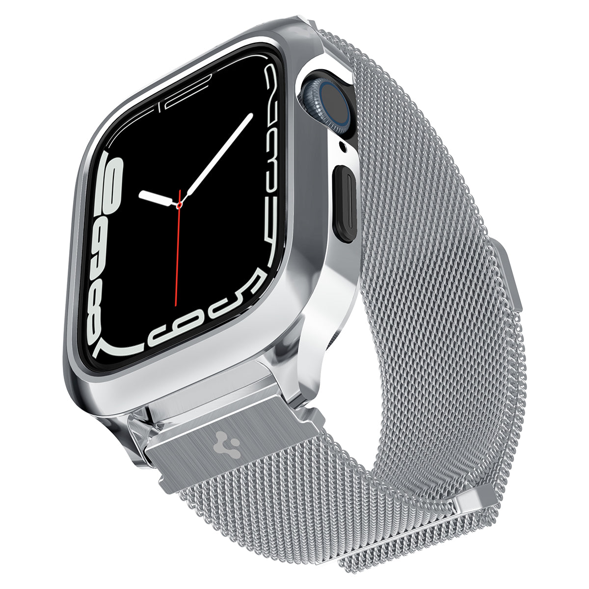 Apple Watch 45mm Series 8 Case Metal Fit Pro Silver