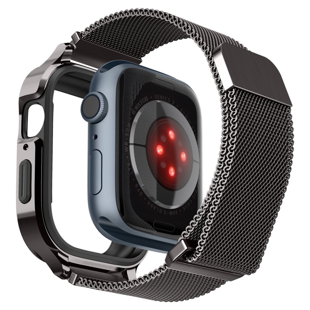 Apple Watch 45mm Series 8 Case Metal Fit Pro Graphite