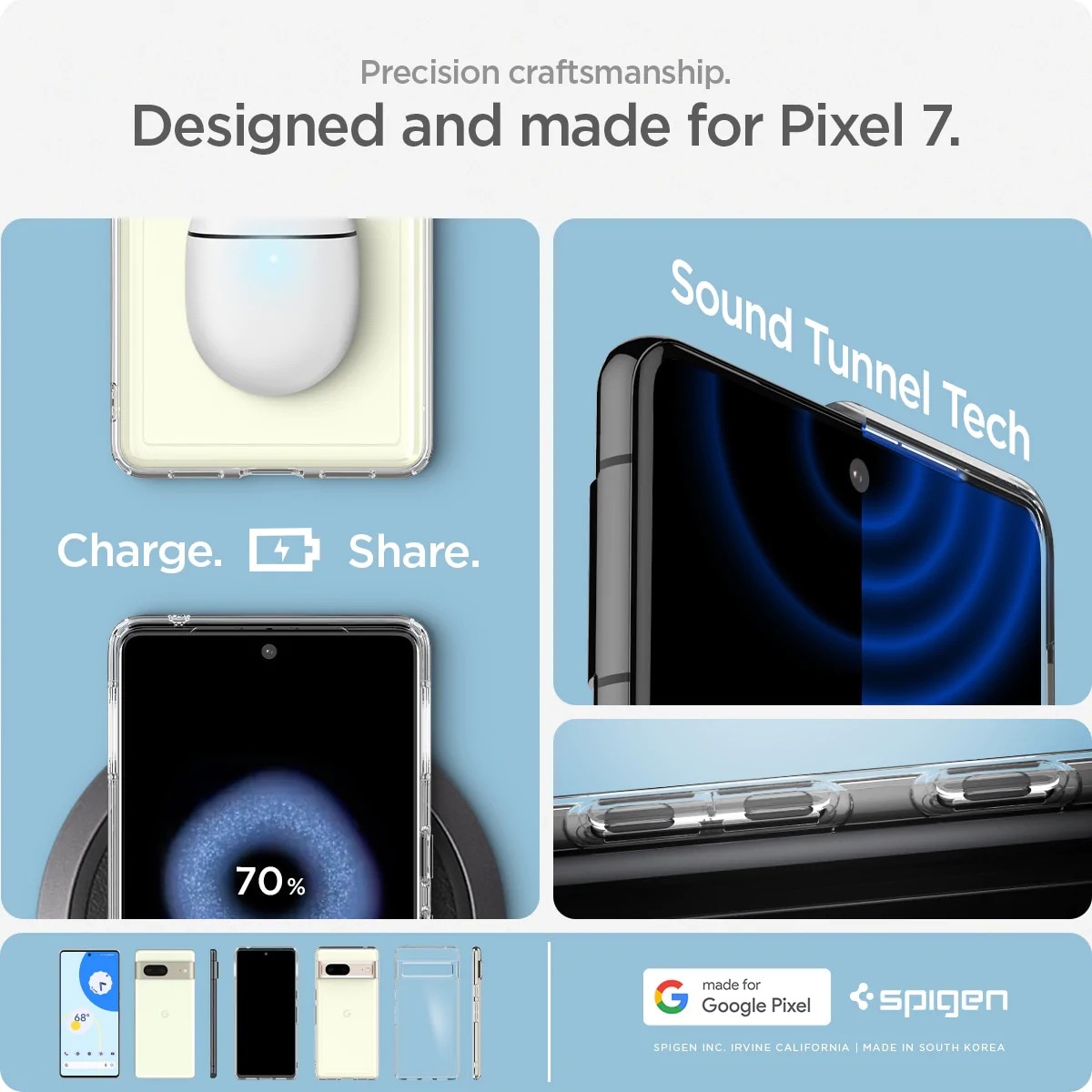 Google Pixel 7 Case Ultra Hybrid Clear