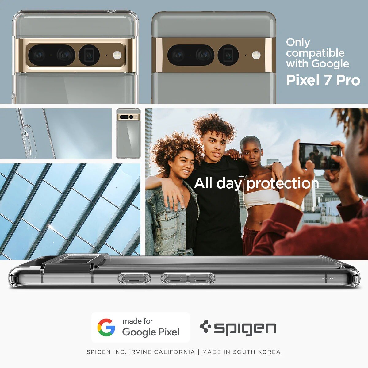 Google Pixel 7 Pro Case Ultra Hybrid Clear