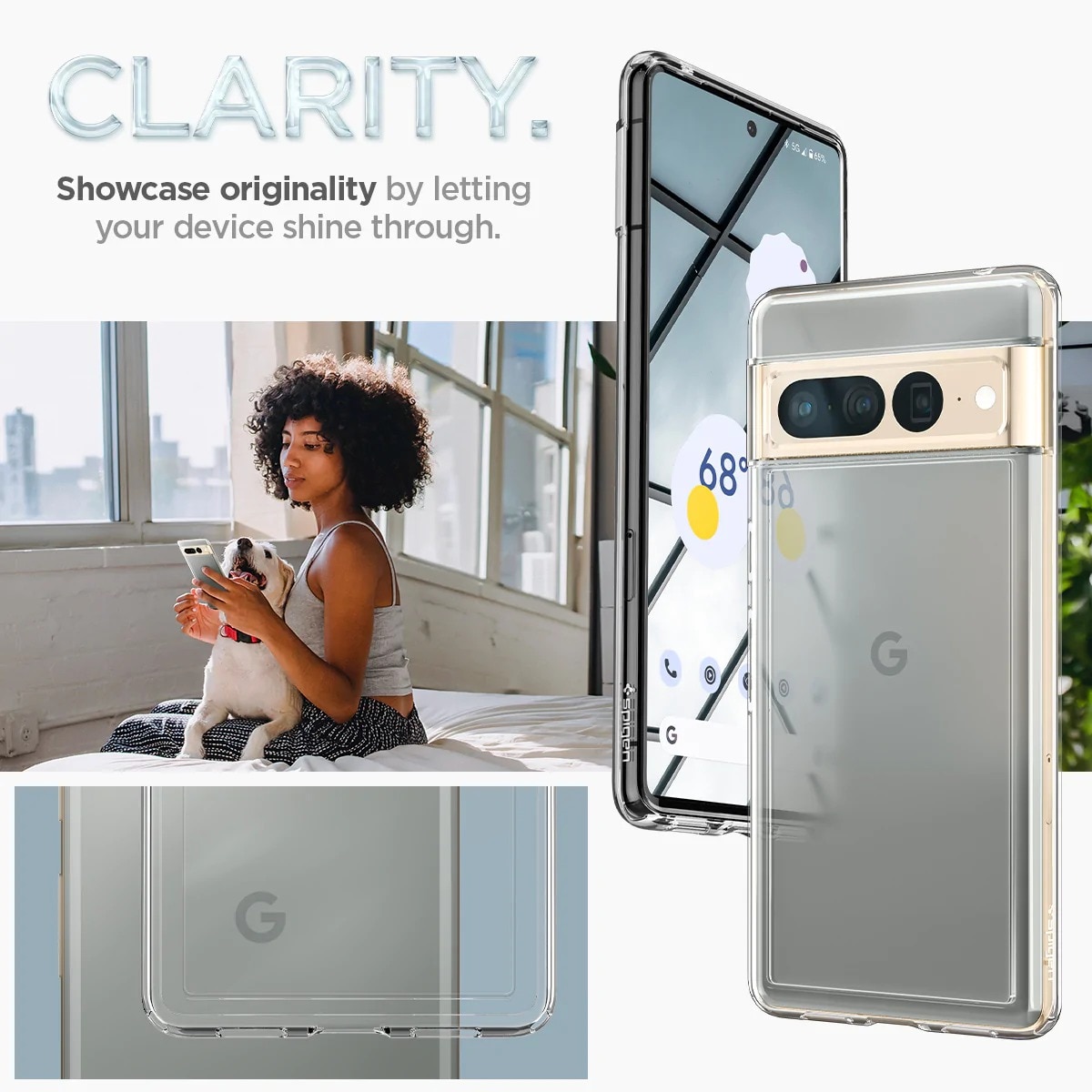 Google Pixel 7 Pro Case Ultra Hybrid Clear