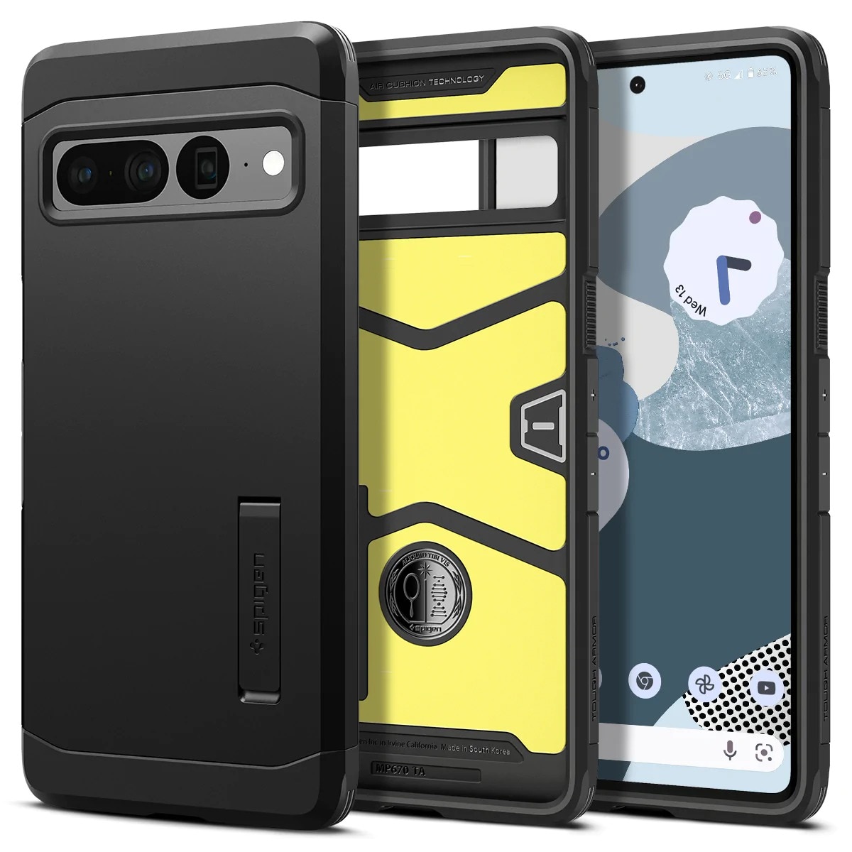 Google Pixel 7 Pro Case Tough Armor Black