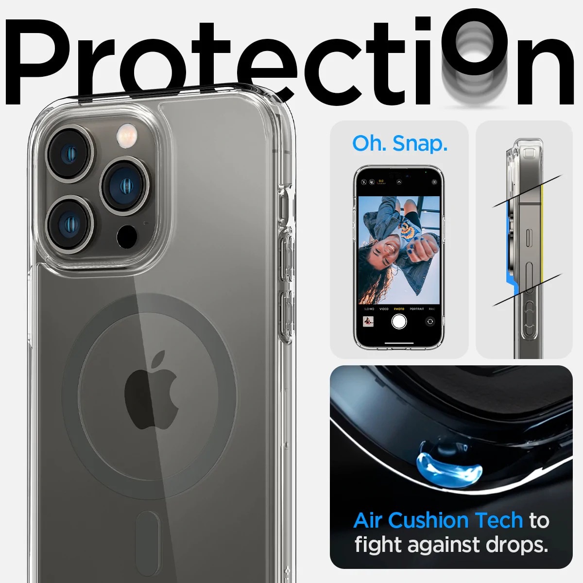 iPhone 14 Pro Case Ultra Hybrid Mag Graphite