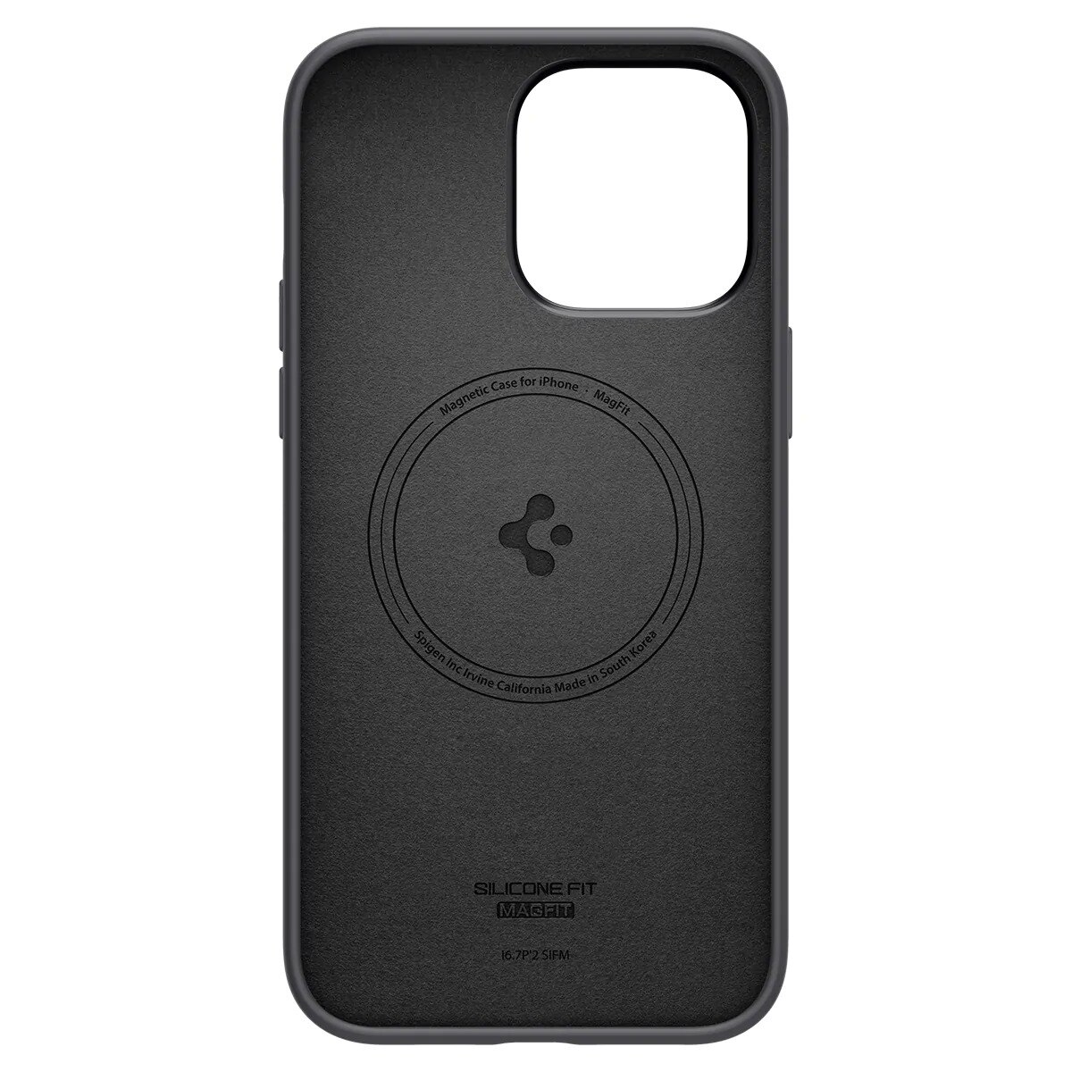 iPhone 14 Pro Case Silicone Fit Mag Black