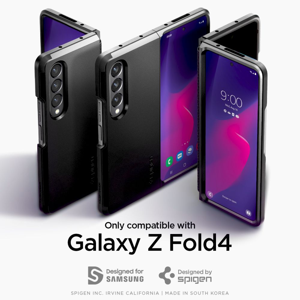 Samsung Galaxy Z Fold 4 Case Tough Armor Black